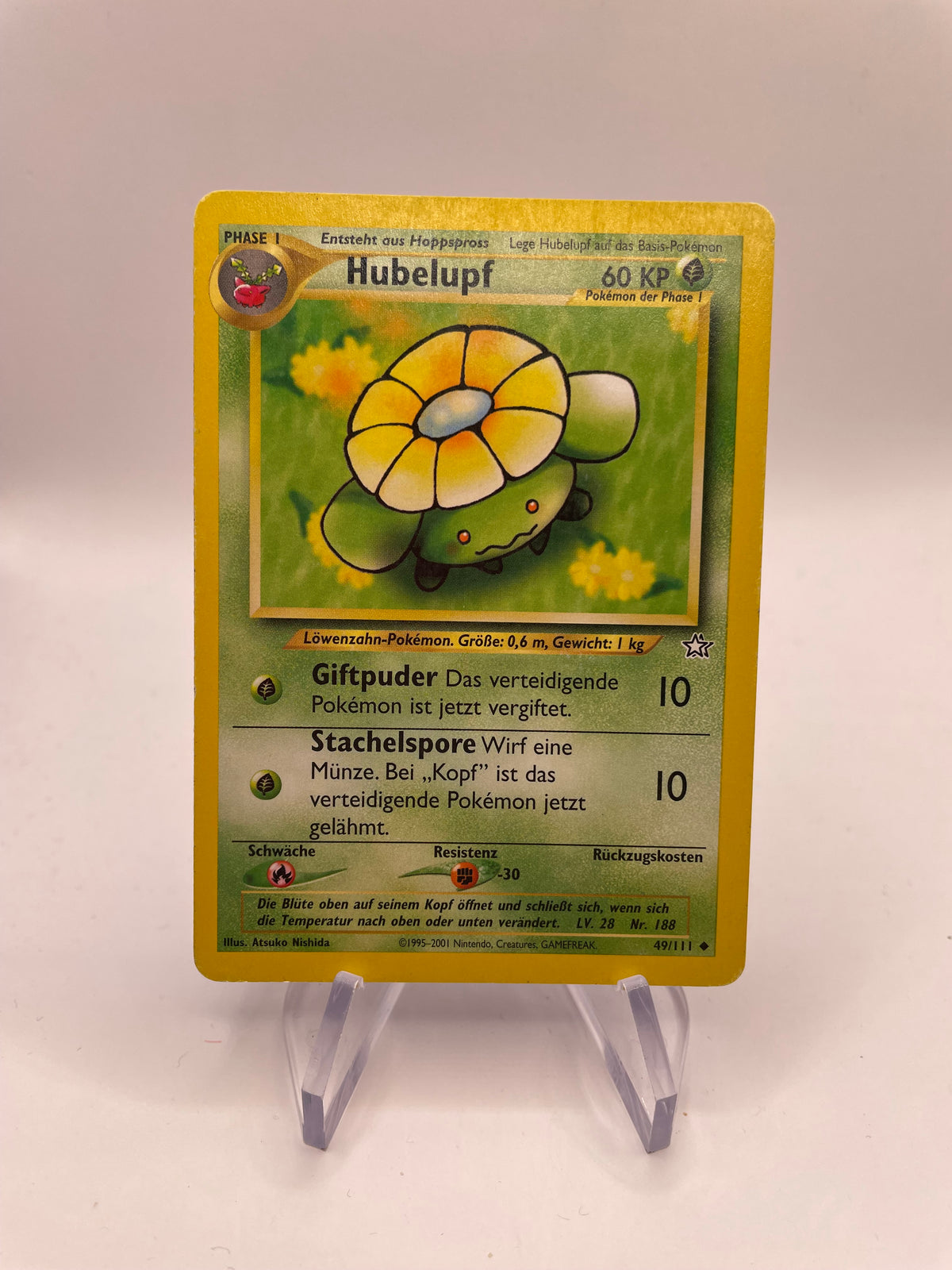 Pokemon Karte Neo Genesis Hubelupf 49/111 Deutsch