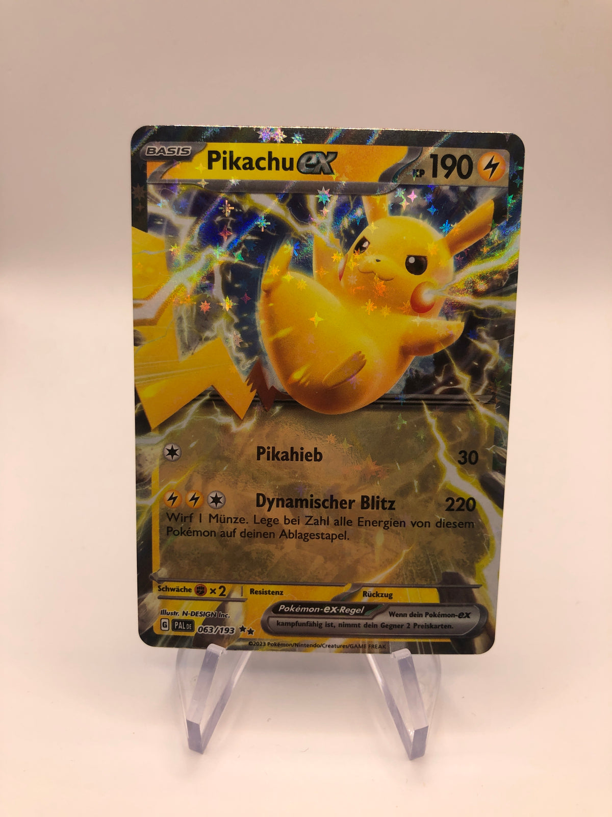 Pokemon Karte Ex Pikachu 63/193 Japanisch