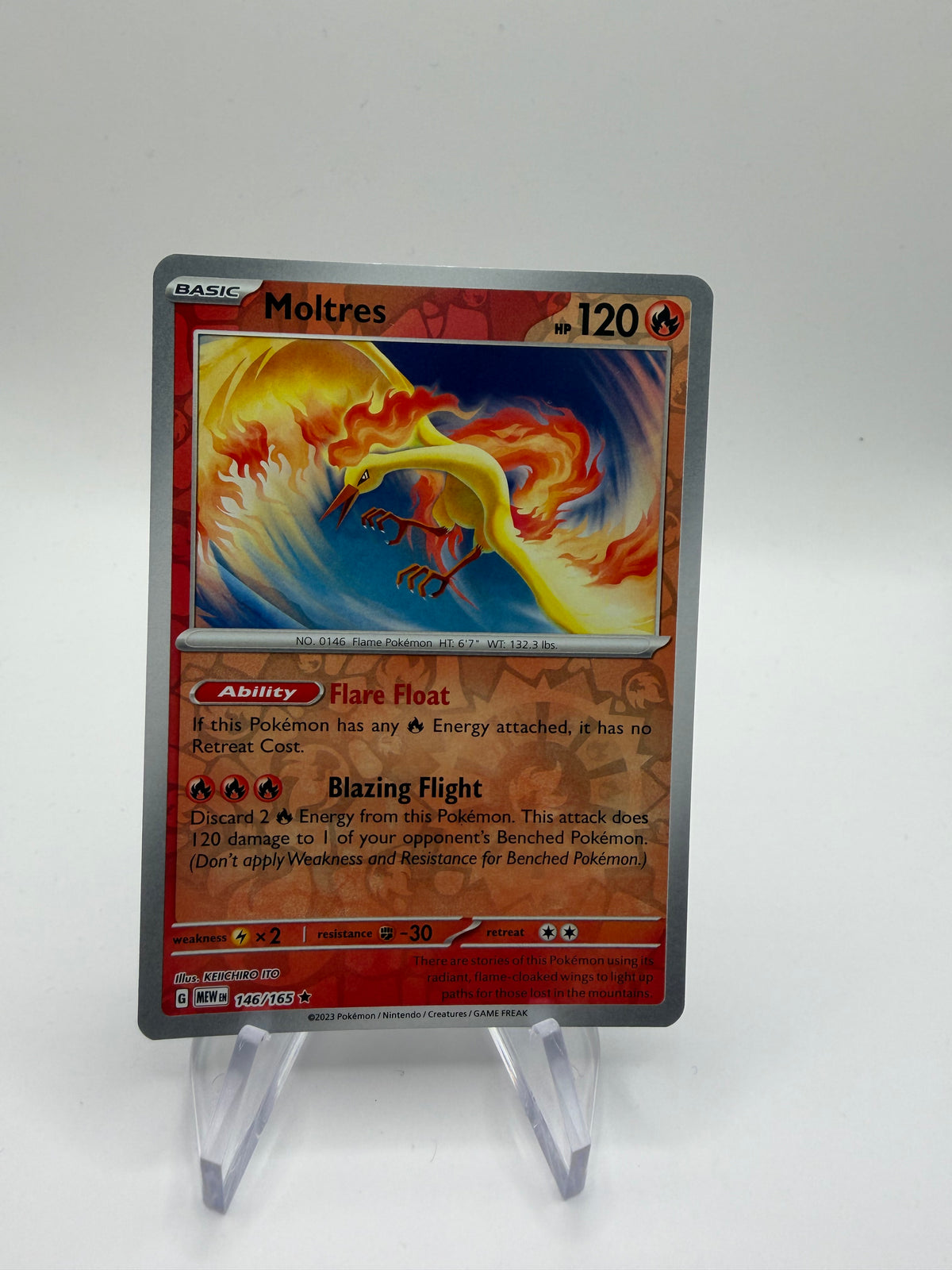 Pokemon Karte Reverse 151 Lavados 146/165 Englisch
