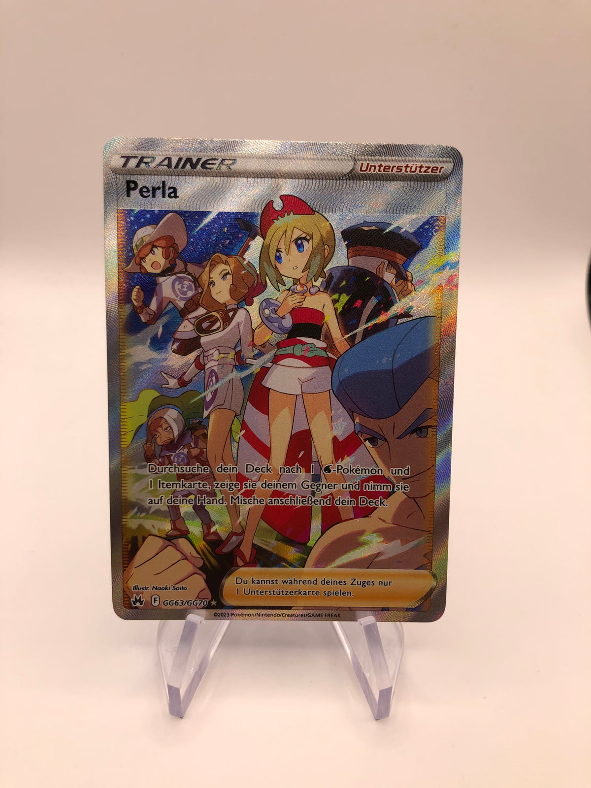 Pokemon Karten Trainer Fullart Perla GG63/GG70 Deutsch