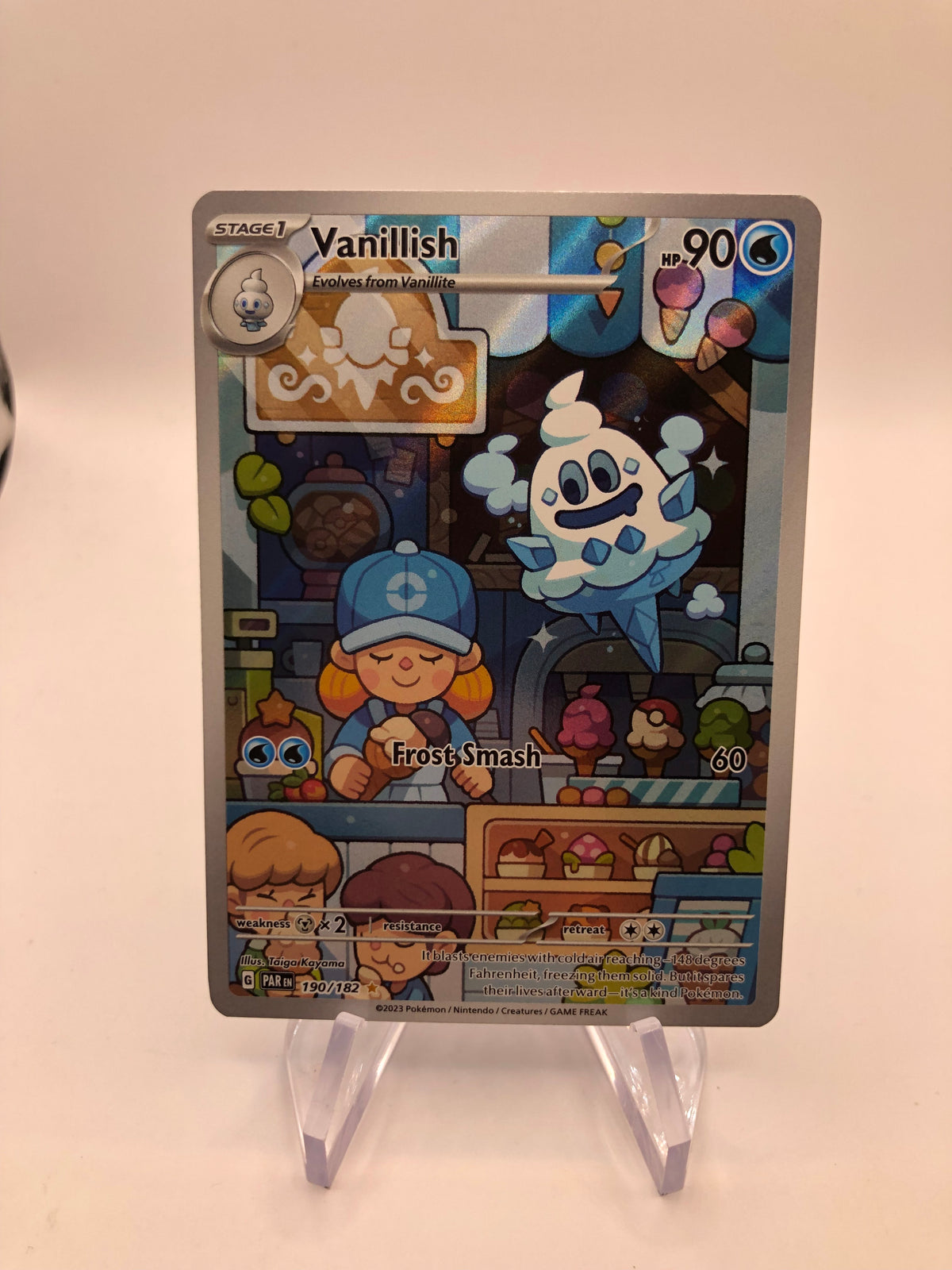 Pokemon Karte Art-Rare Vanillish 190/182 Englisch