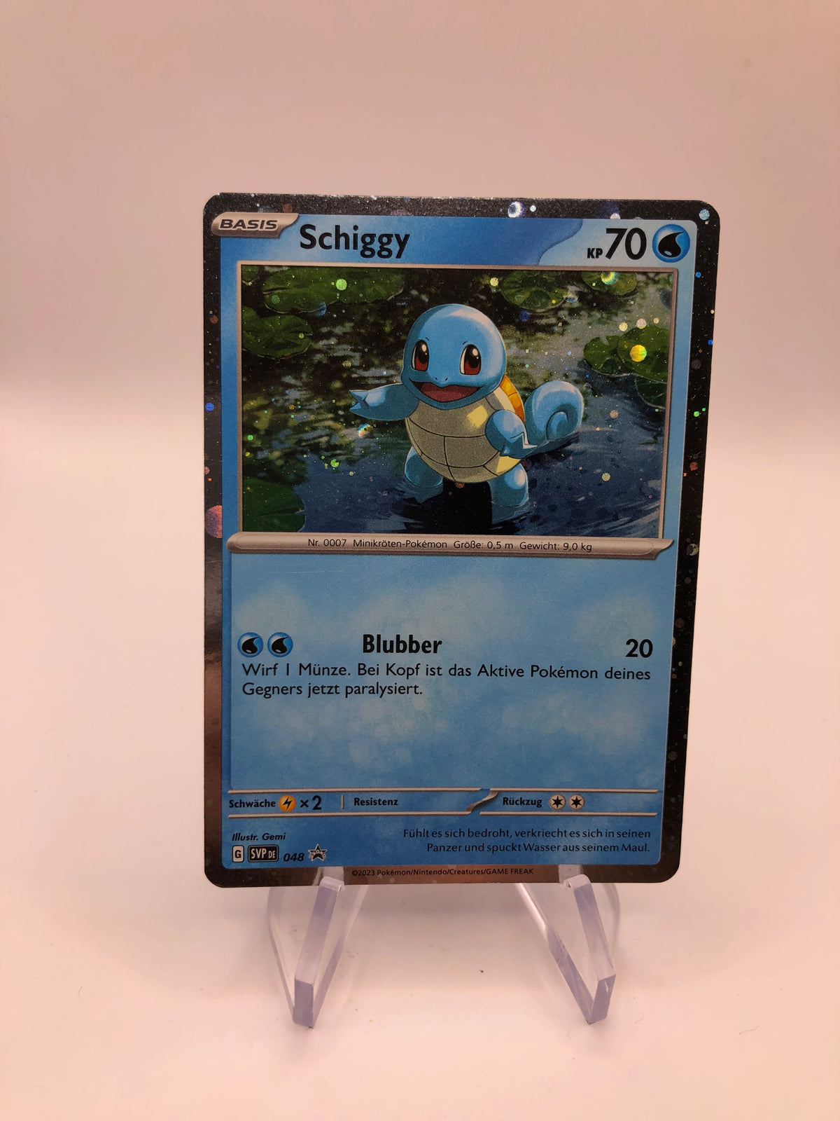 Pokemon Karte Holo Promo Schiggy 48 Deutsch