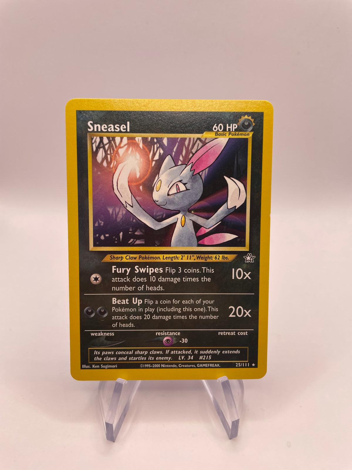 Pokemon Karte Sniebel Neo Genesis 25/111 Englisch