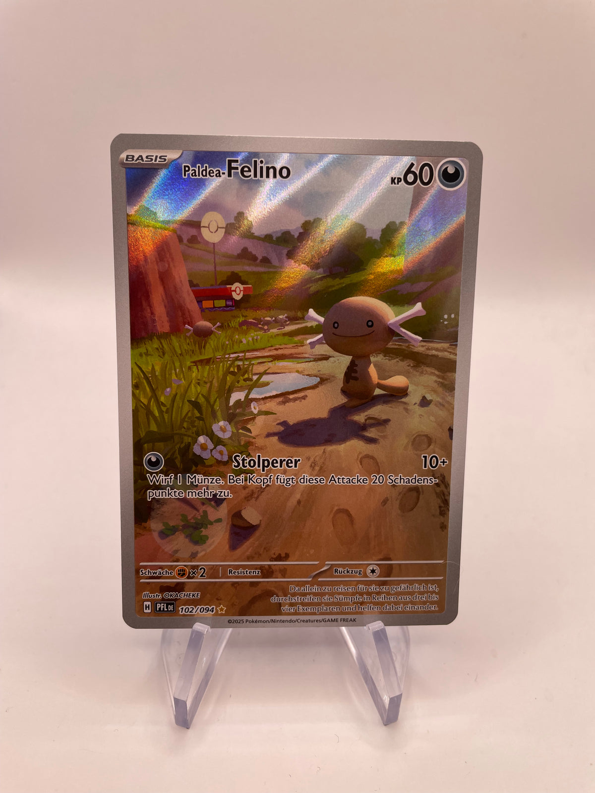 Pokemon Karte Art Rare Paldea-Felino 102/94 Deutsch