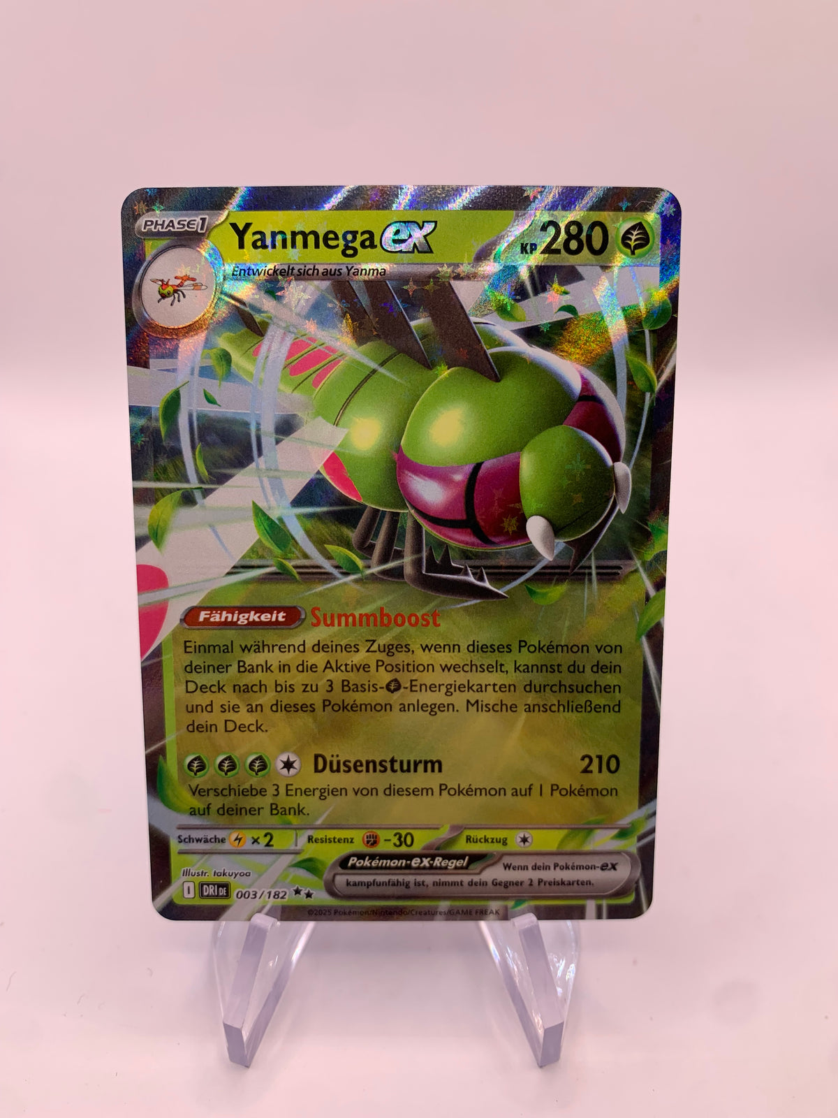 Pokemon Karte Ex Yanmega 3/182 Deutsch