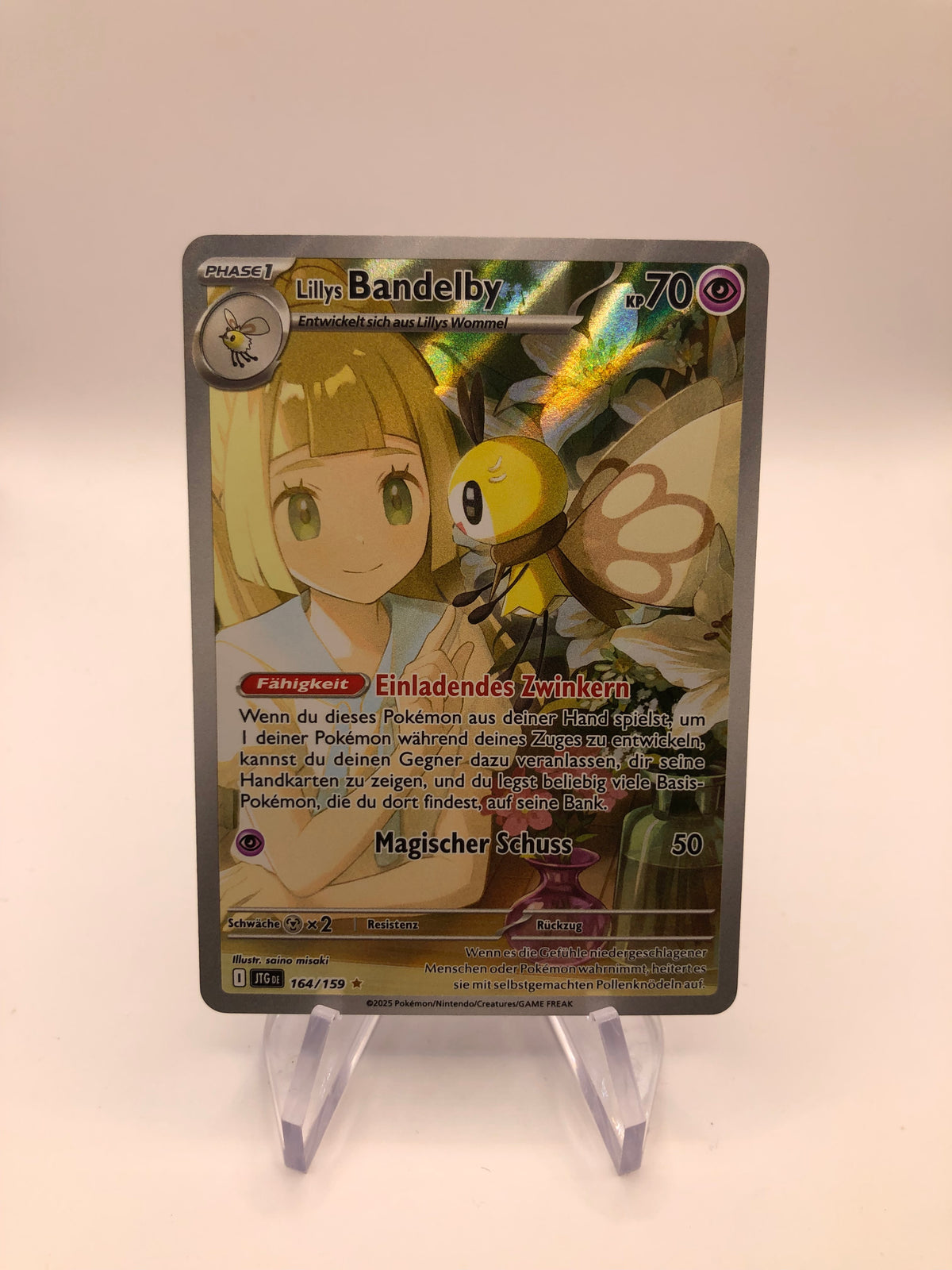 Pokemon Karte Art-Rare Bandelby 164/159 Deutsch