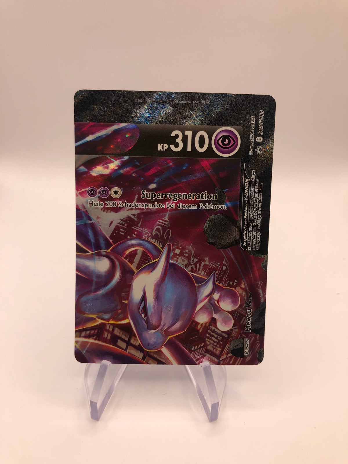 Pokemon Karte Promo Mewtu SWSH160 Deutsch