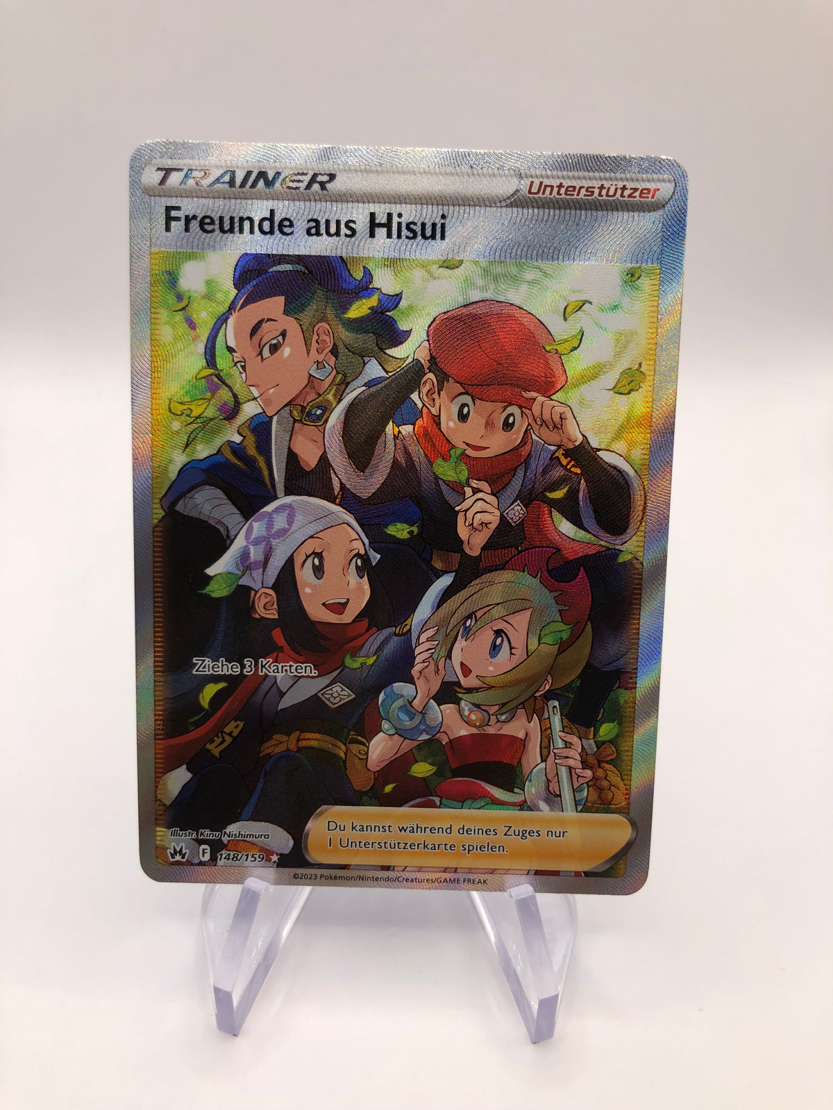 Pokemon Karten Trainer Fullart Freunde aus Hisui 148/159 Deutsch
