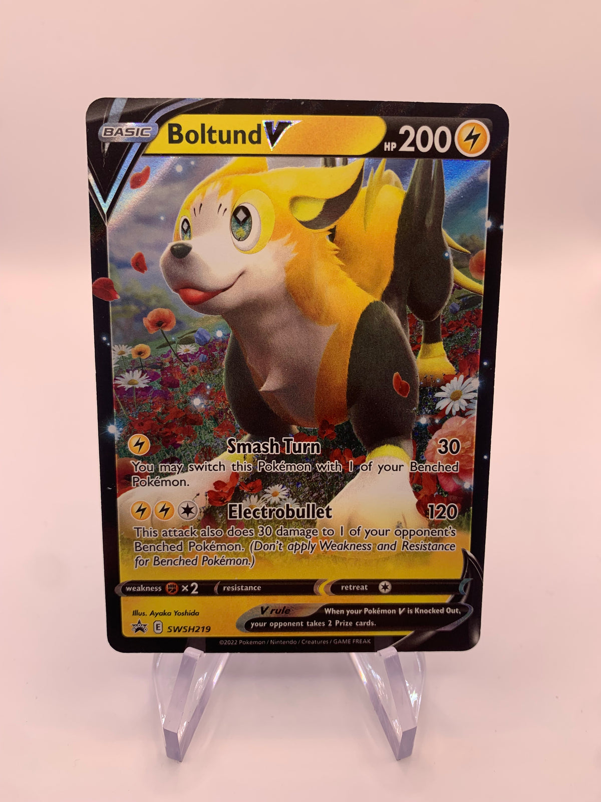 Pokemon Karte V Promo Bellektro SWSH219 Englisch