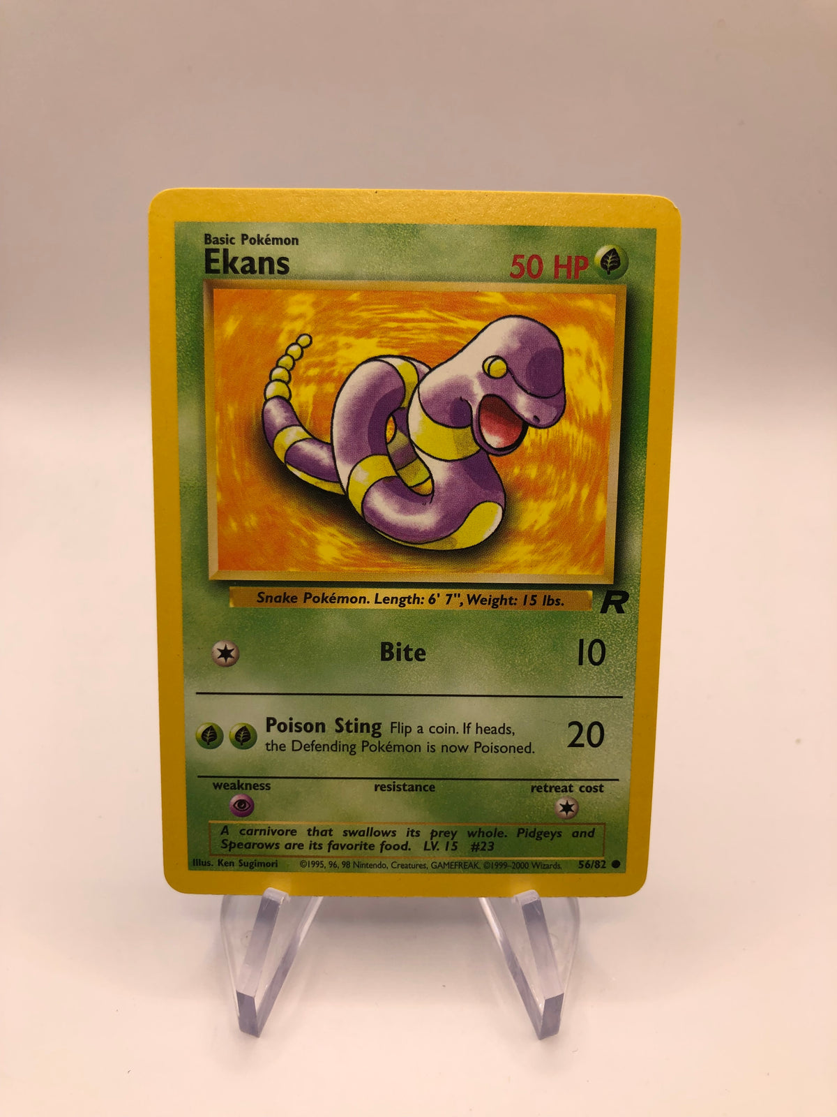 Pokemon Karte Rettan 56/82 Rocket Englisch