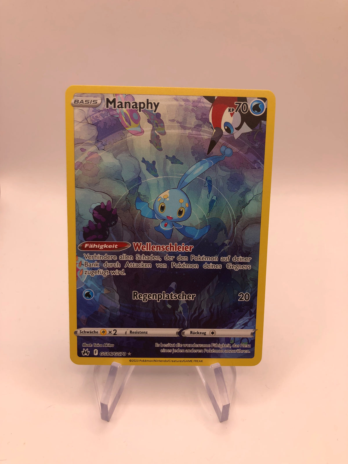 Pokemon Karte Art-Rare Manaphy GG06/GG70 Deutsch