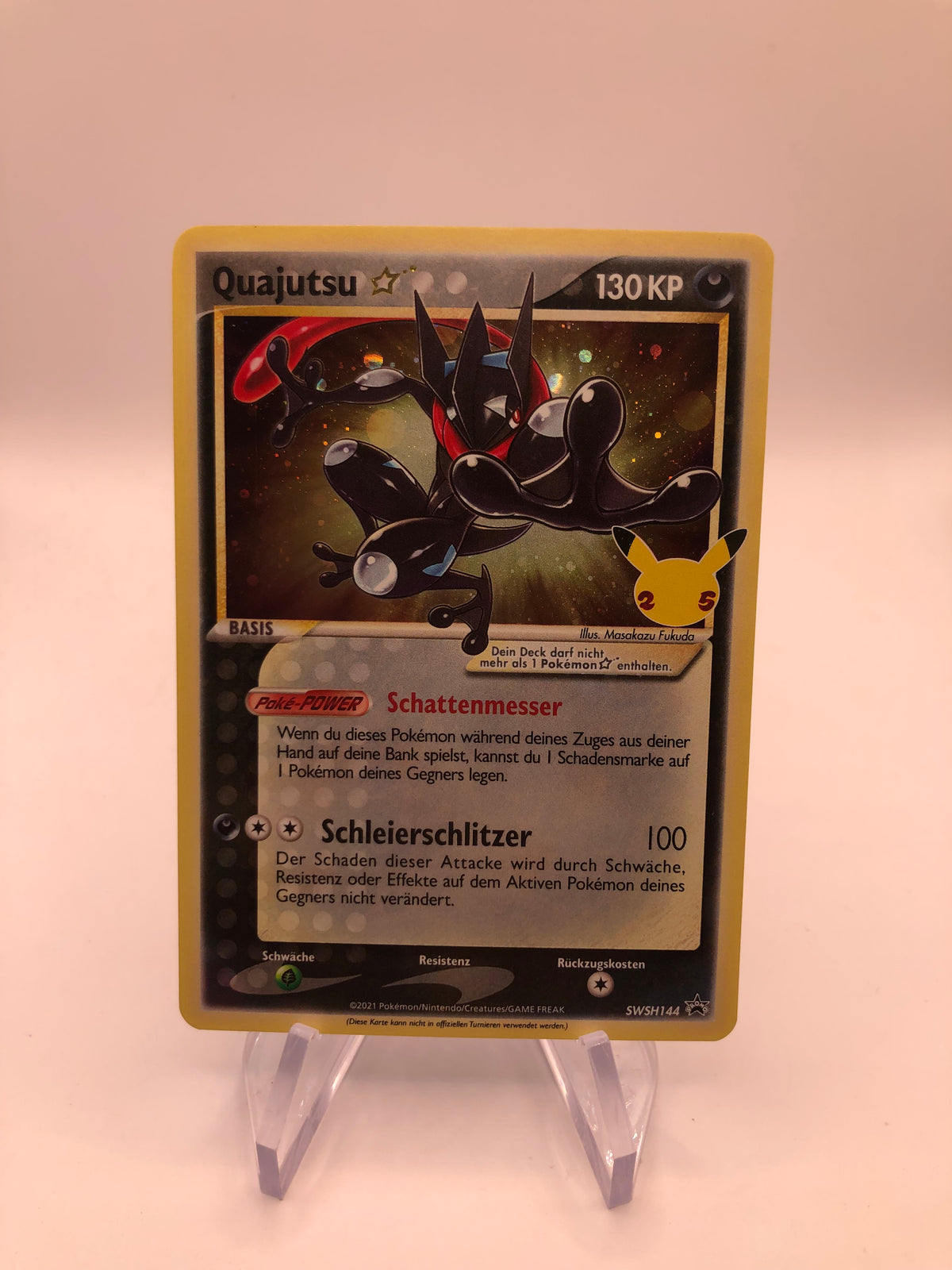 Pokemon Karte Celebration Promo Quajutsu SWSH144 Deutsch
