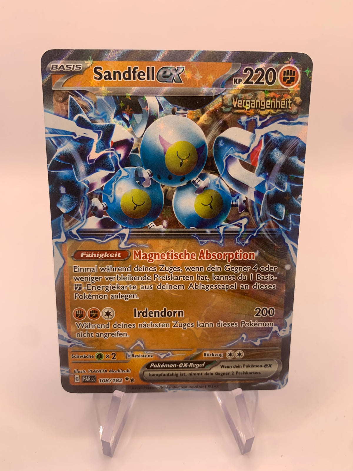 Pokemon Karte Ex Sandfell 108/182 Deutsch