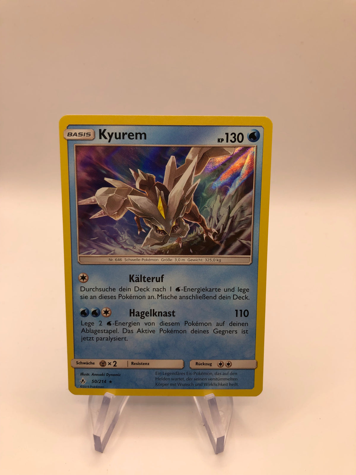 Pokemon Karte Holo Kyurem 50/214 Deutsch