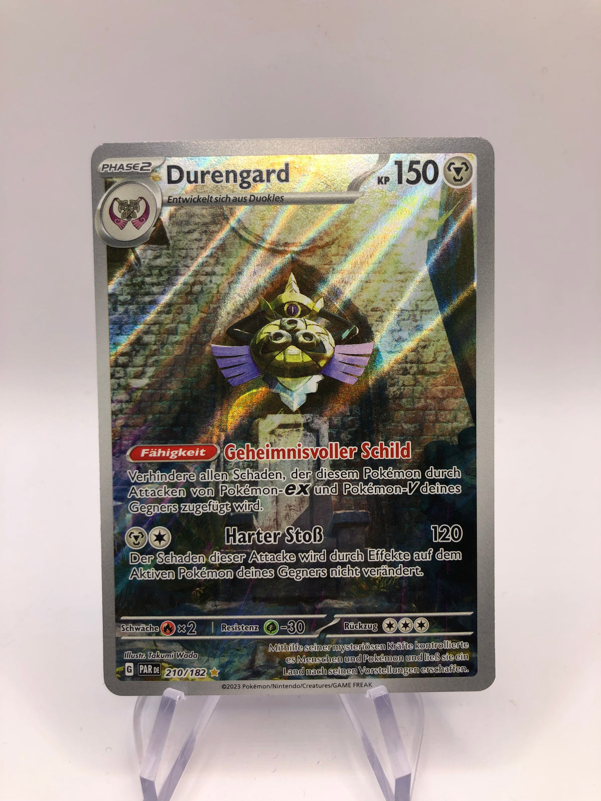 Pokemon Karte Art-Rare Durengard 210/182 Deutsch