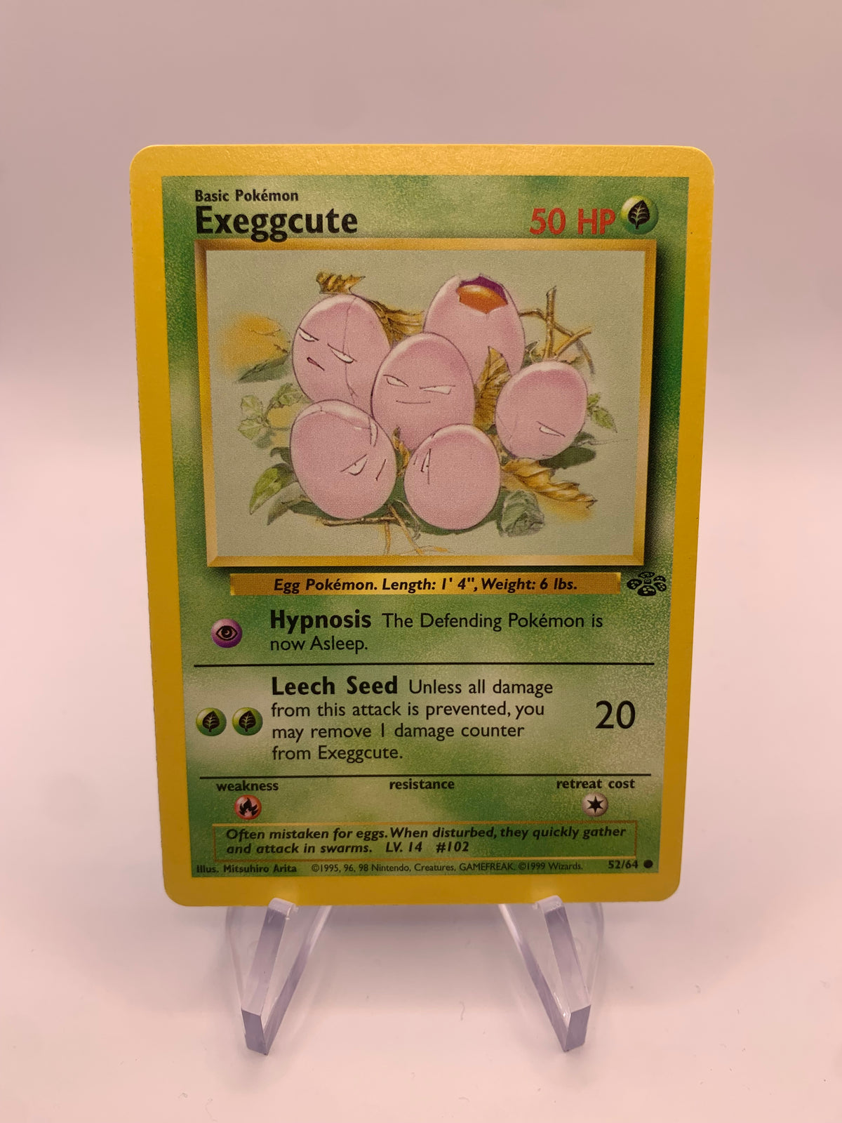 Pokemon Karte Exeggcute 52/64 Jungel Englisch