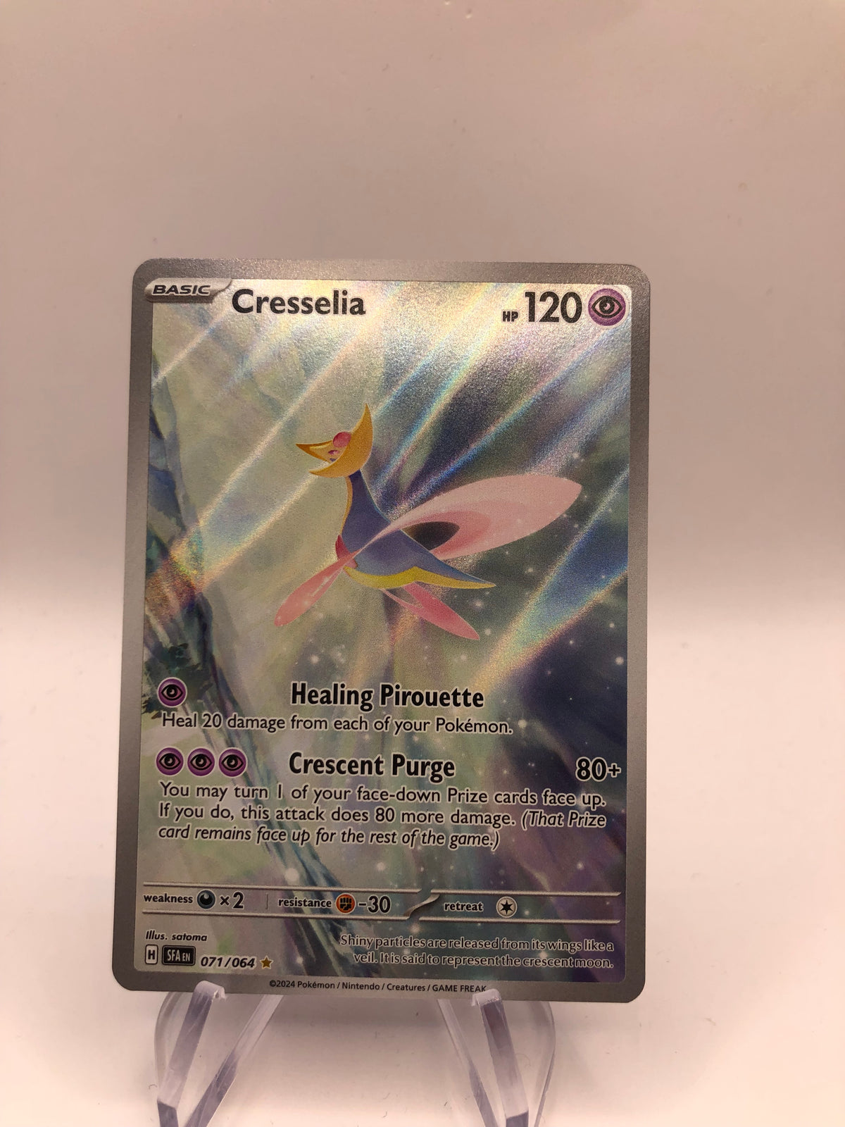 Pokemon Karte Art-Rare Cresselia 71/64 Englisch