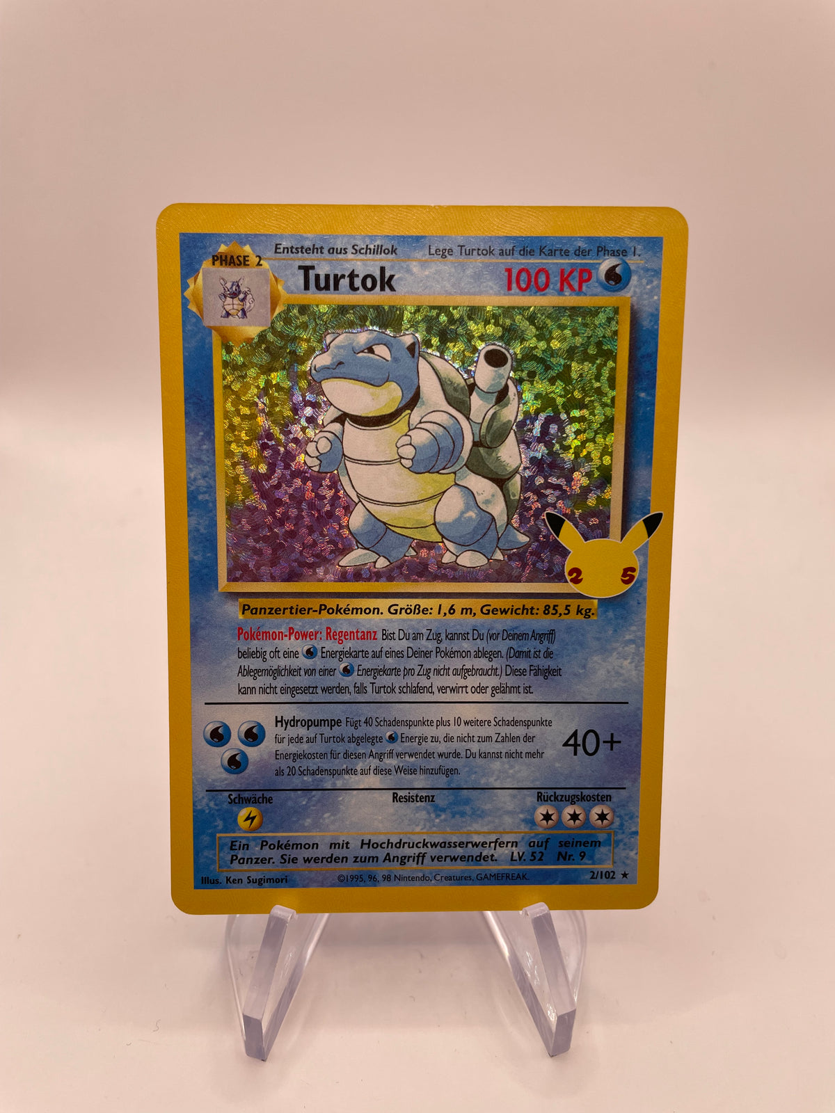 Pokemon Karte Celebration Turtok 2/102 Deutsch