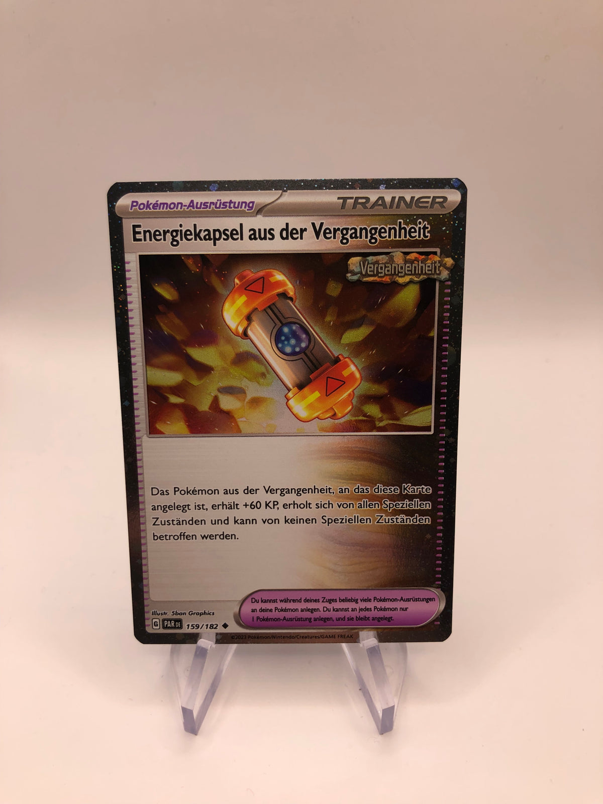 Pokemon Karte Trainer Energiekapsel aus der Vergangenheit 159/182 Deutsch