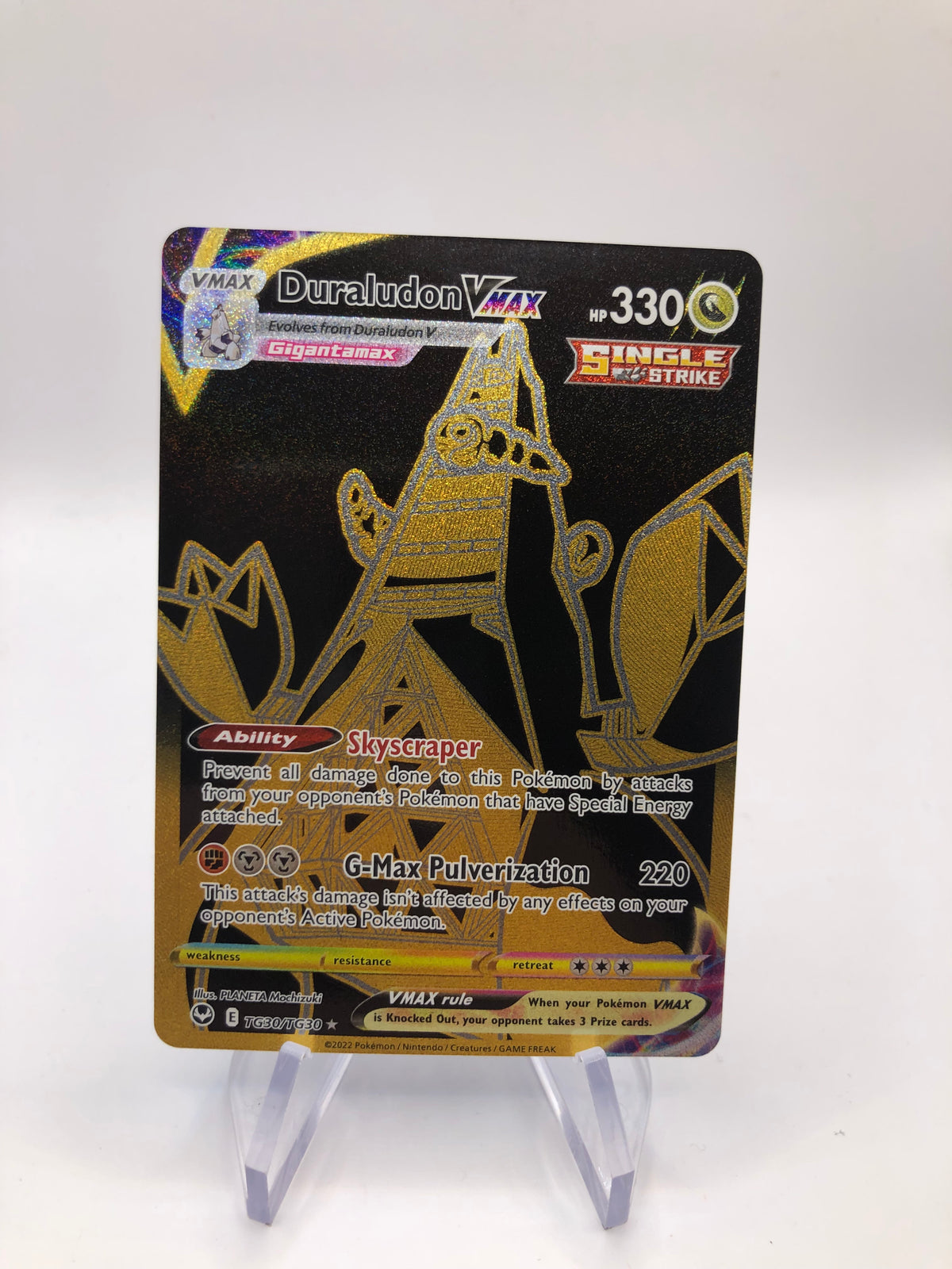 Pokemon Karte Vmax Gold Duraludon TG30/TG30 Englisch