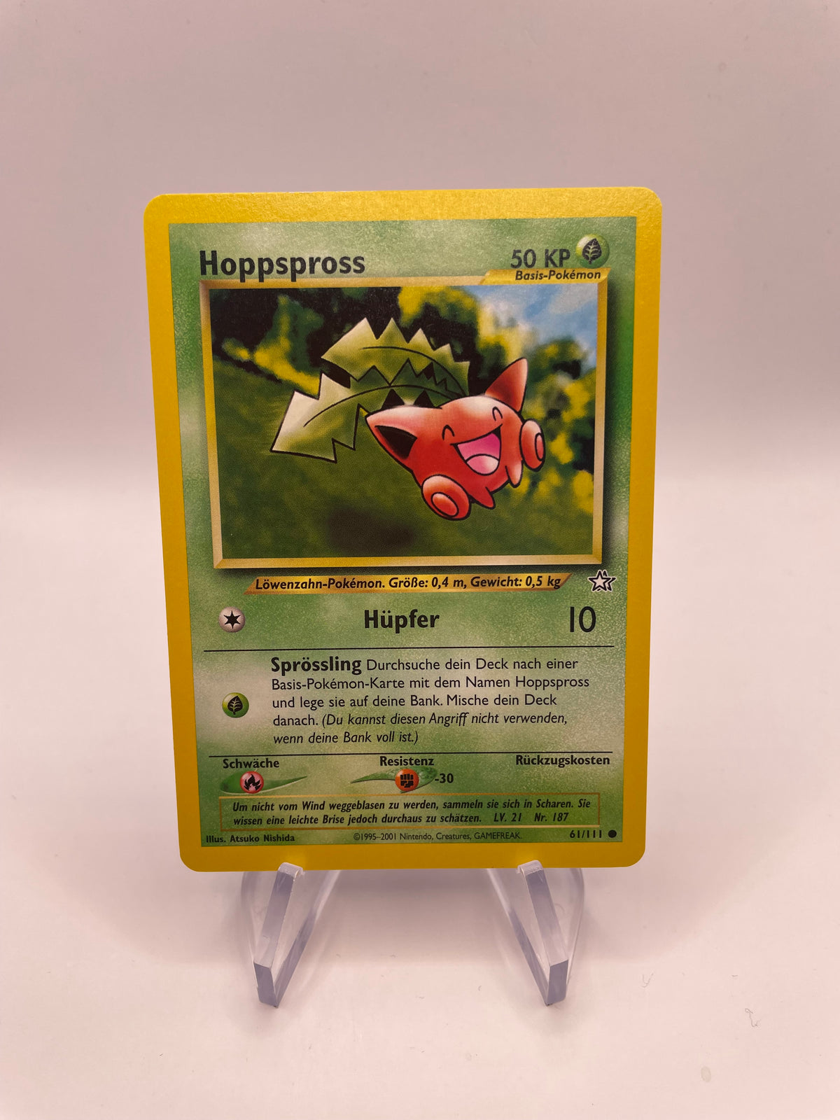 Pokemon Karte Hoppspross Neo Genesis 61/111 Deutsch