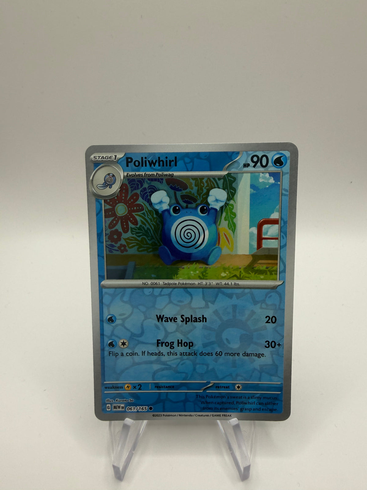 Pokemon Karte Reverse 151 Quaputzi 61/165 Englisch