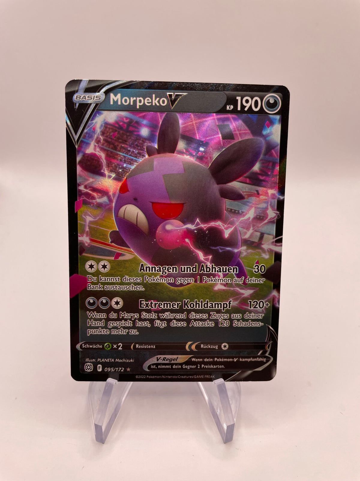 Pokémon Karte V Morpeko 95/172 Deutsch