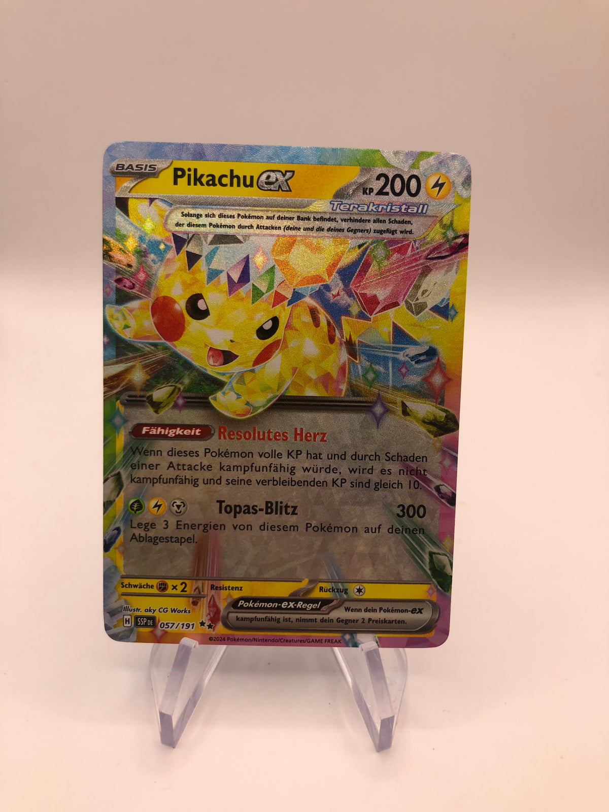 Pokemon Karte EX Pikachu 57/191 Deutsch