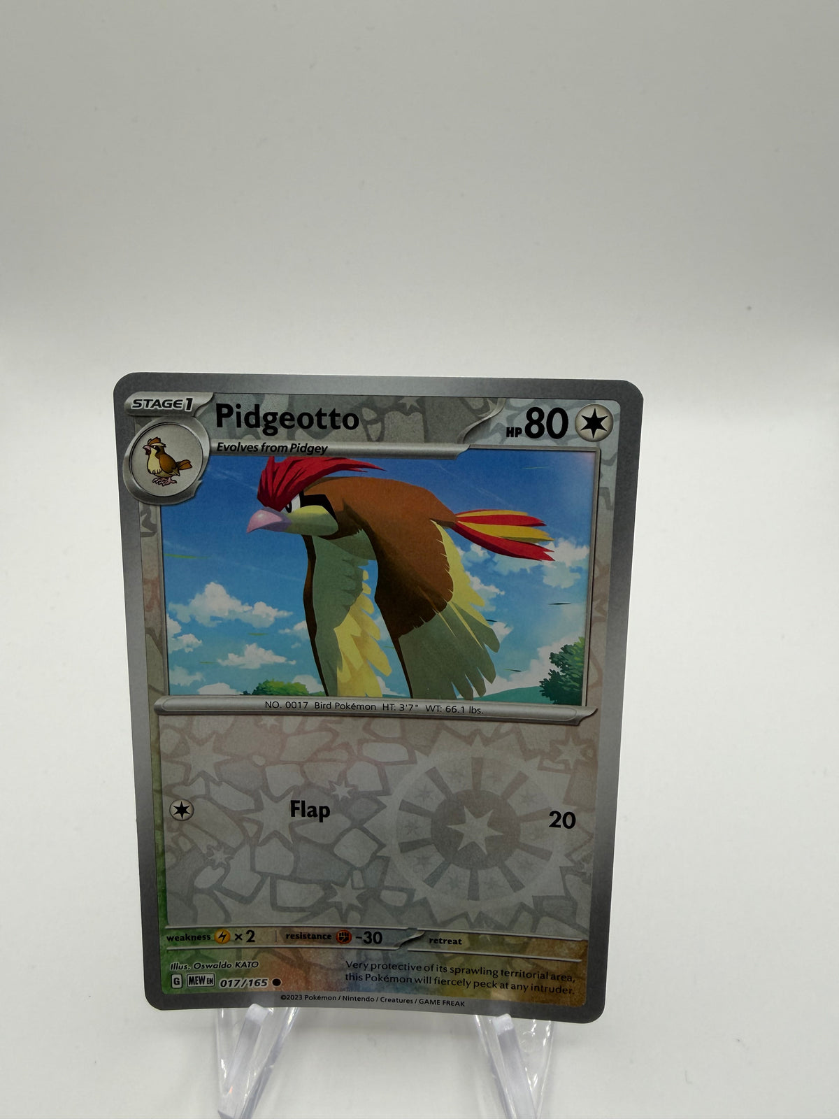 Pokemon Karte Reverse 151 Tauboga 17/165 Englisch