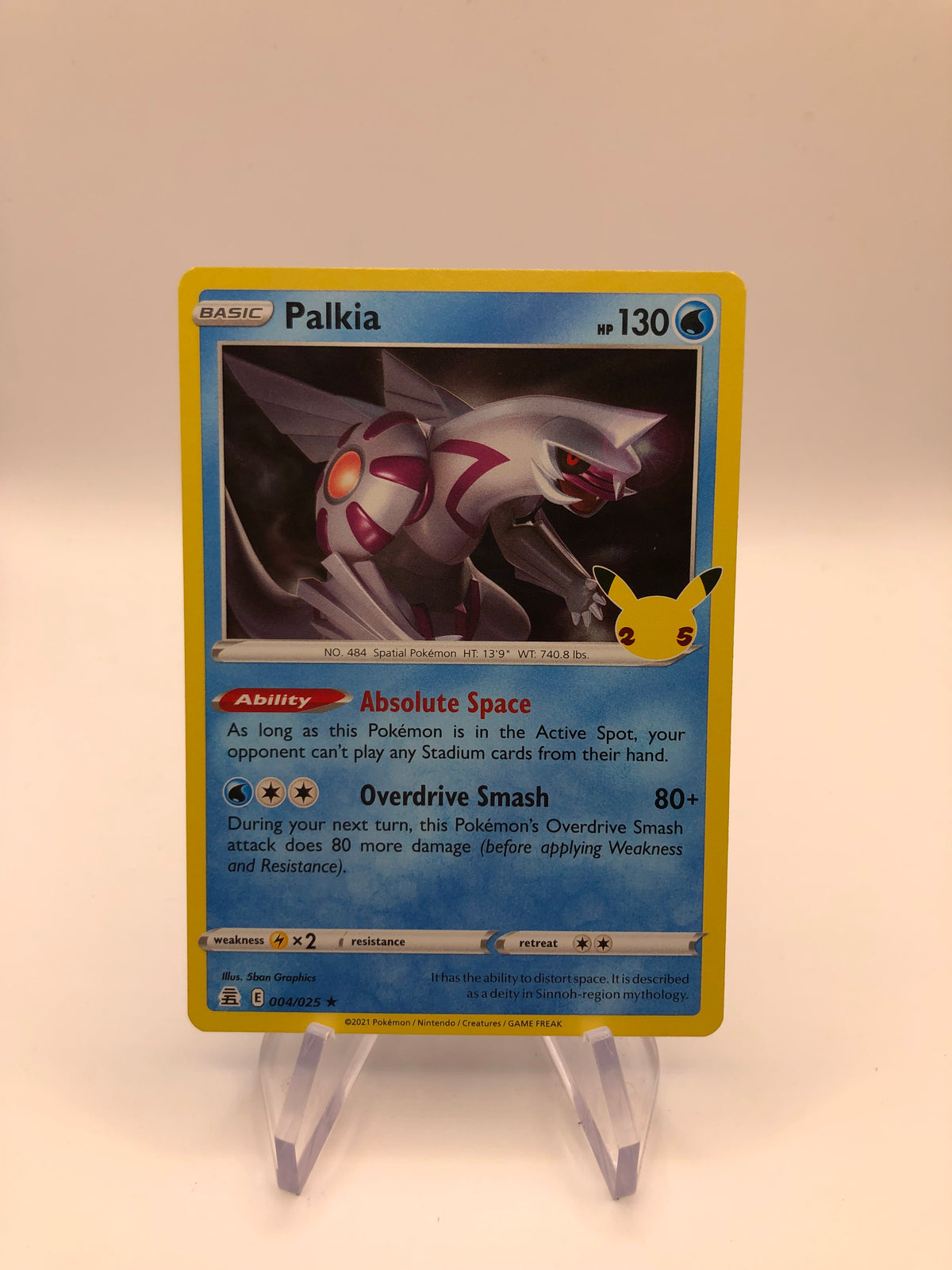 Pokemon Karte Palkia 4/25 Deutsch