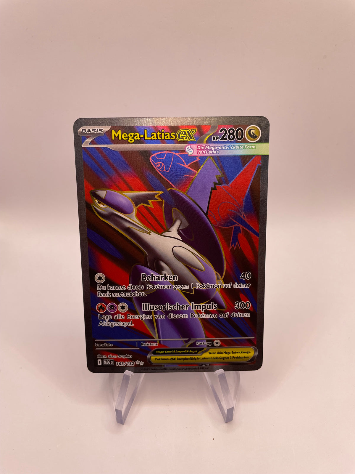 Pokémon Karte Mega-Latias Ex 163/132 Deutsch