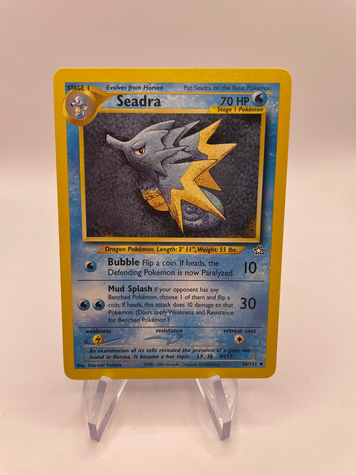 Pokemon Karte Neo Genesis Seadra 48/111 Englisch