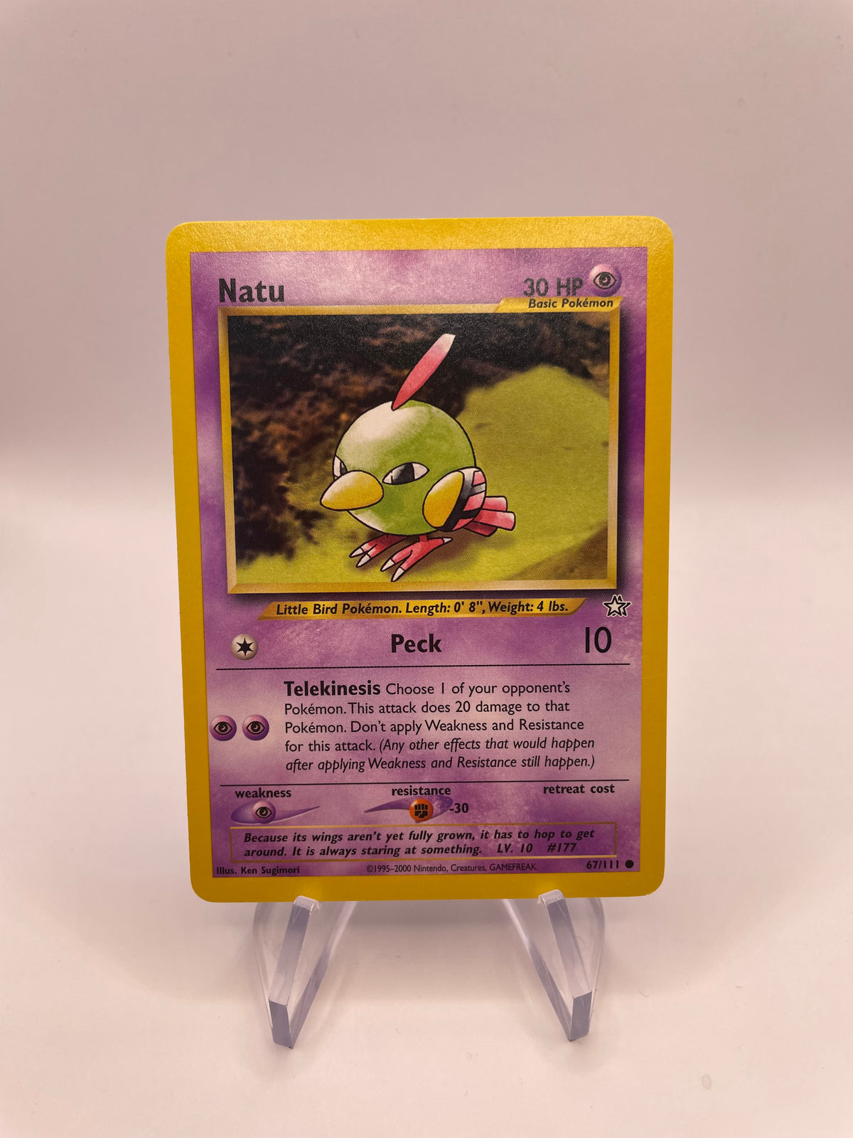 Pokemon Karte Natu Neo Genesis 67/111 Englisch