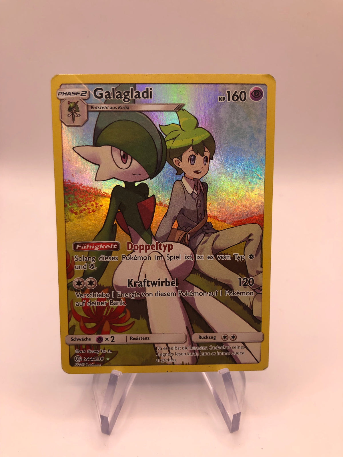 Pokemon Karte Art-Rare Galagladi 244/236 Deutsch