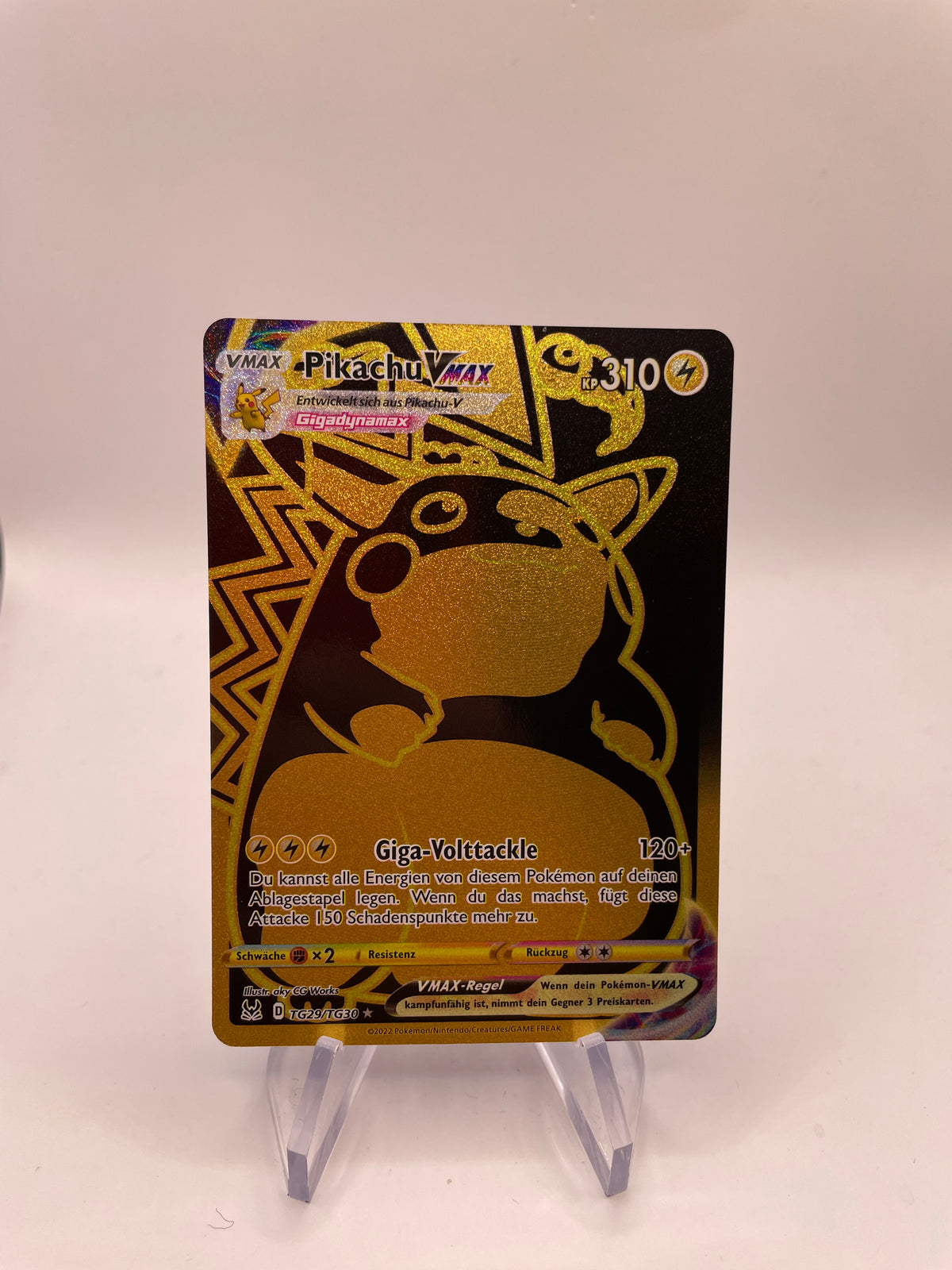 Pokemon Karte Vmax Pikachu TG29/TG30 Deutsch