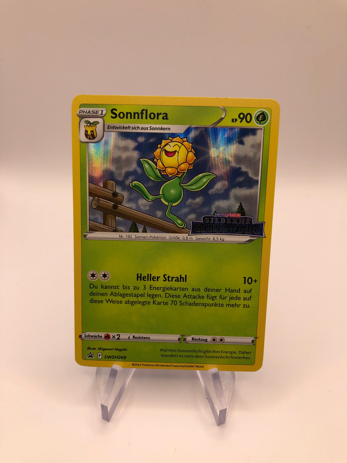 Pokemon Karte Holo Sonnflora SWSH269 Deutsch