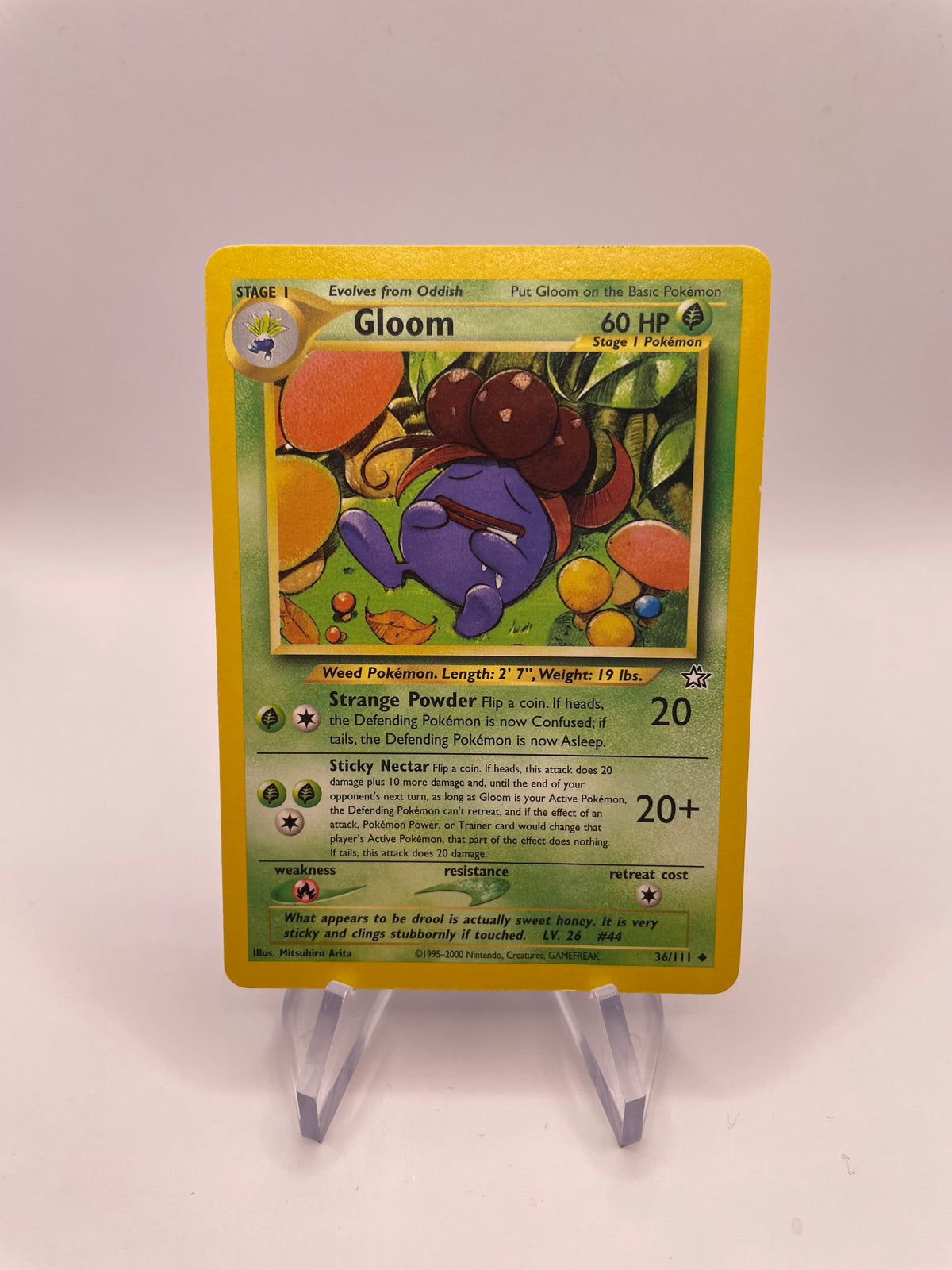 Pokemon Karte Duflor Neo Genesis 36/111 Englisch