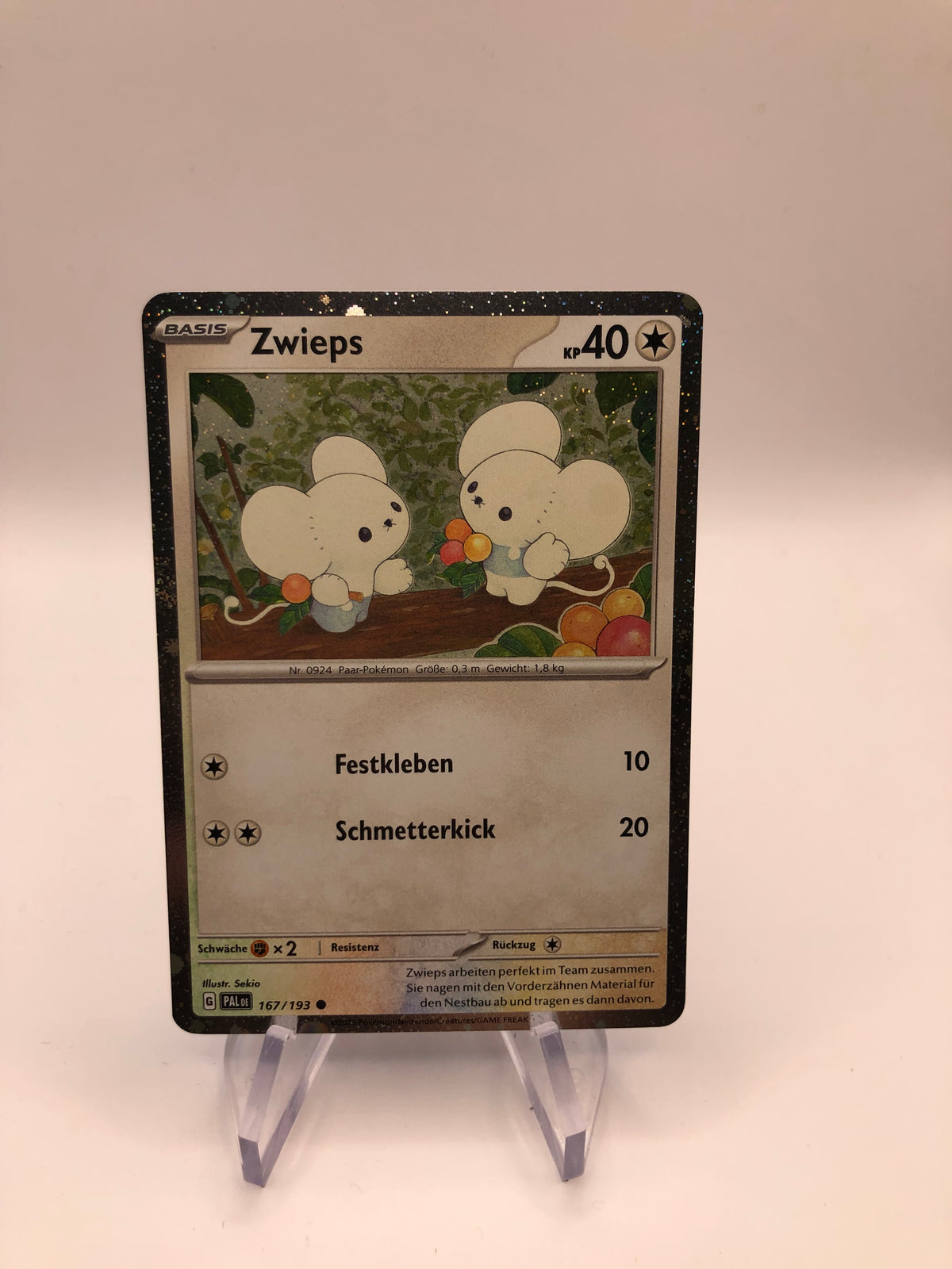 Pokemon Karte Holo Zwieps 167/193 Deutsch