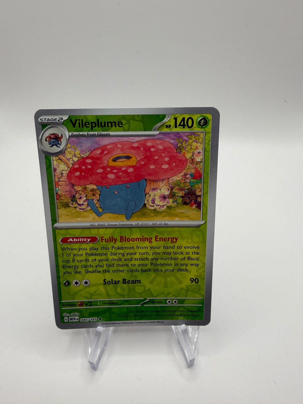 Pokemon Karte Reverse 151 Giflor 45/165 Englisch