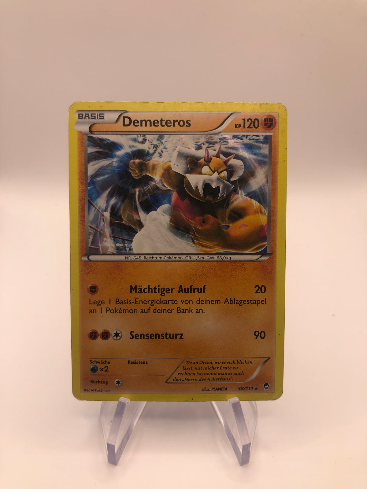 Pokemon Karte Demeteros 58/111 Deutsch