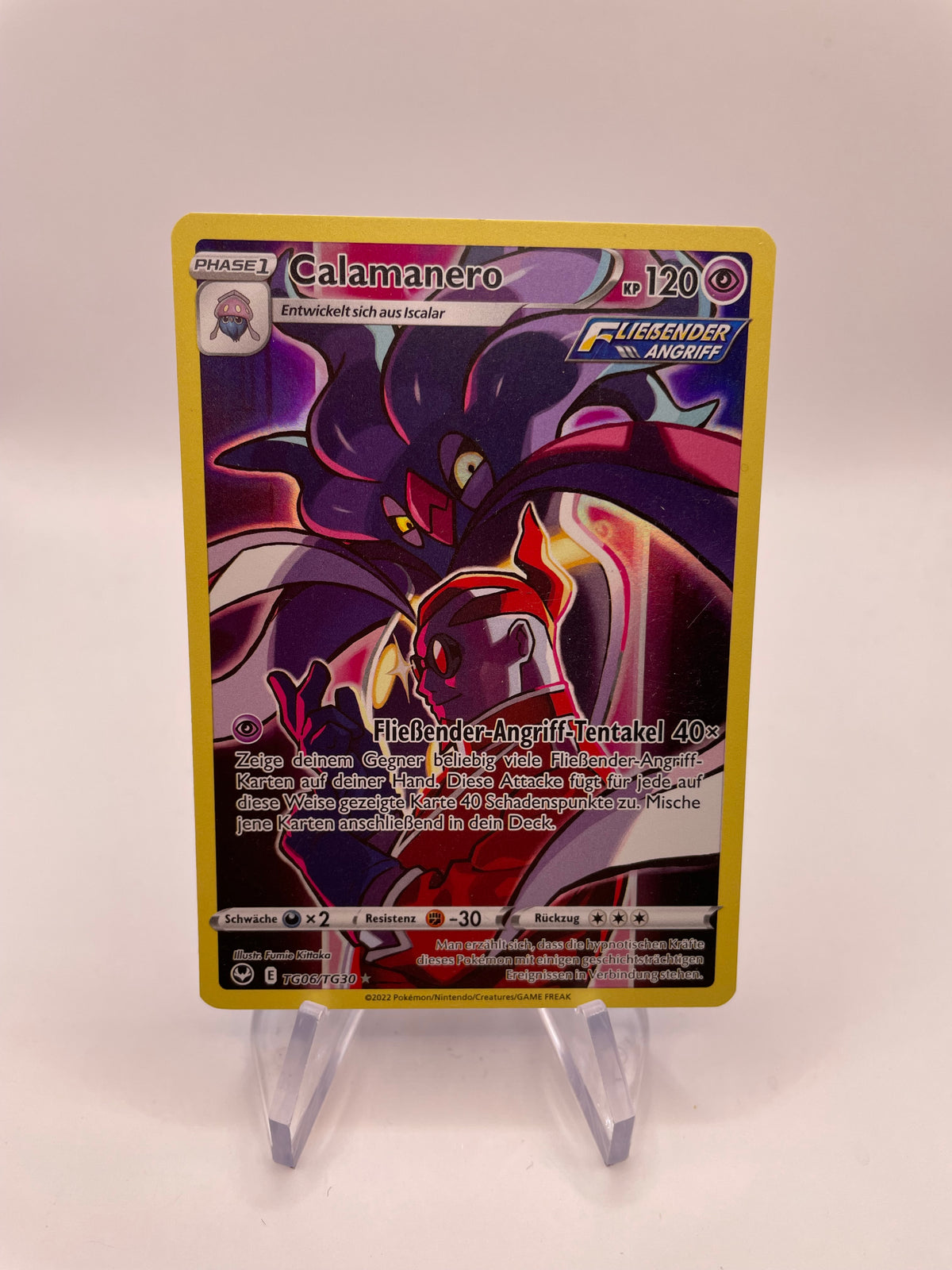 Pokemon Karte Art Rare Calamanero TG06/TG30 Deutsch