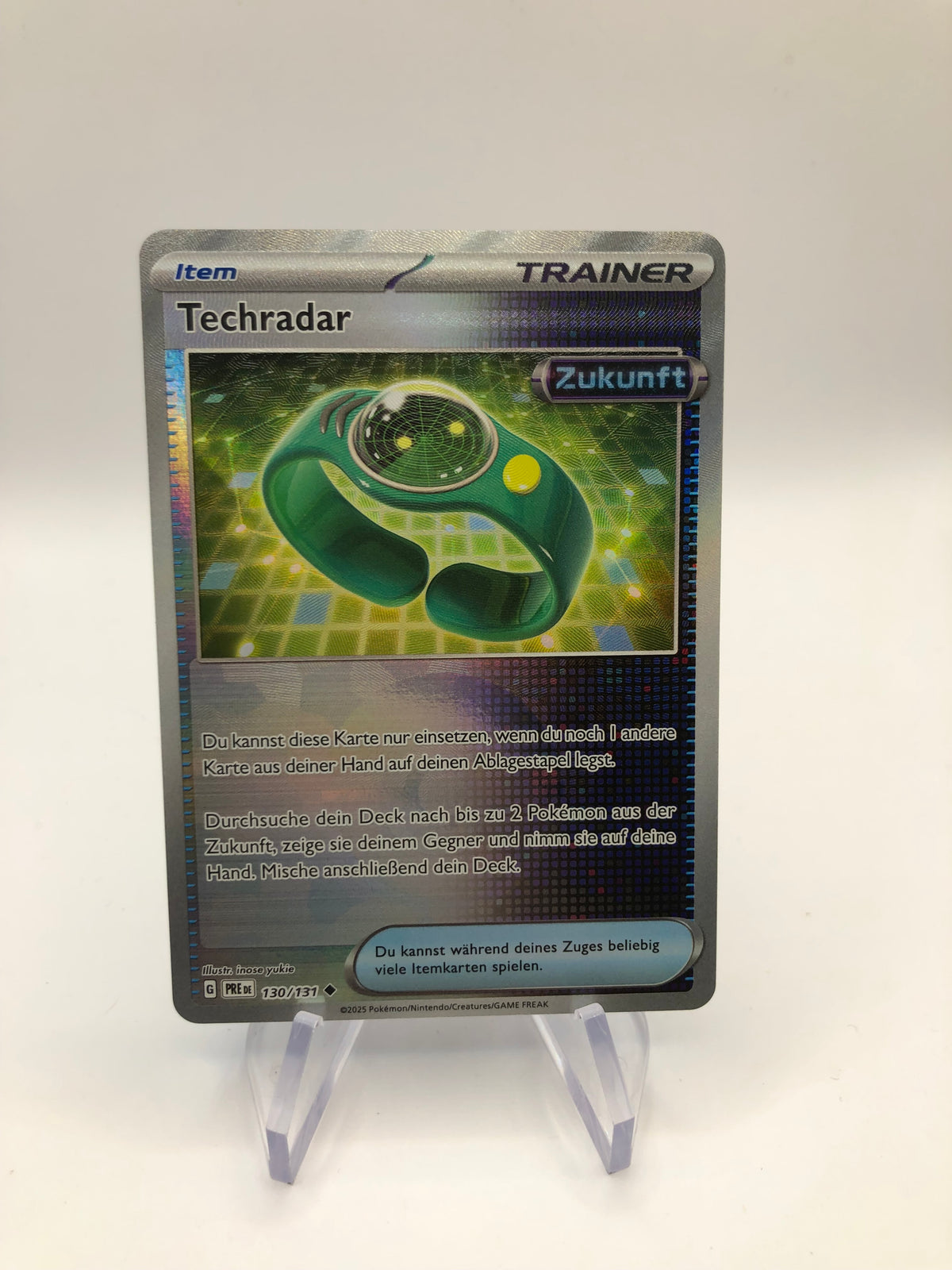 Pokemon Karte Revers Trainer Techradar 130/131Deutsch