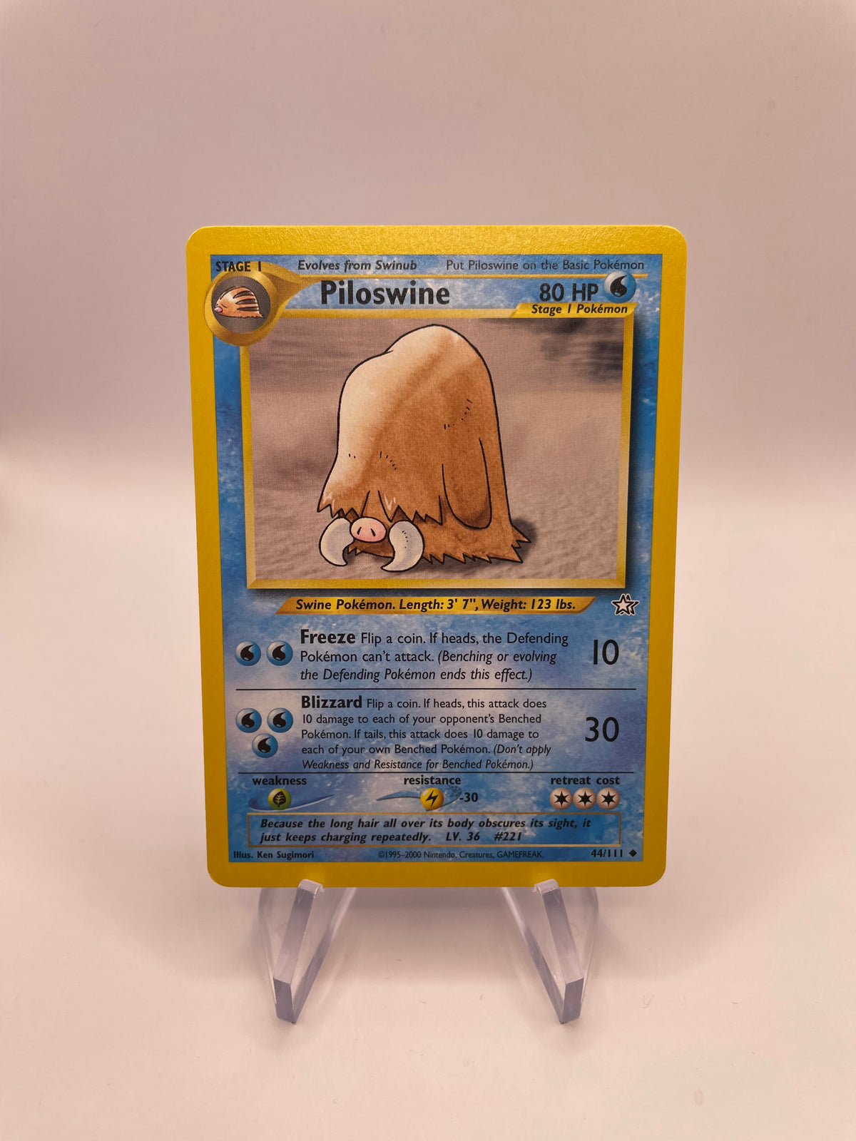 Pokemon Karte Keifel Neo Genesis 44/111 Englisch