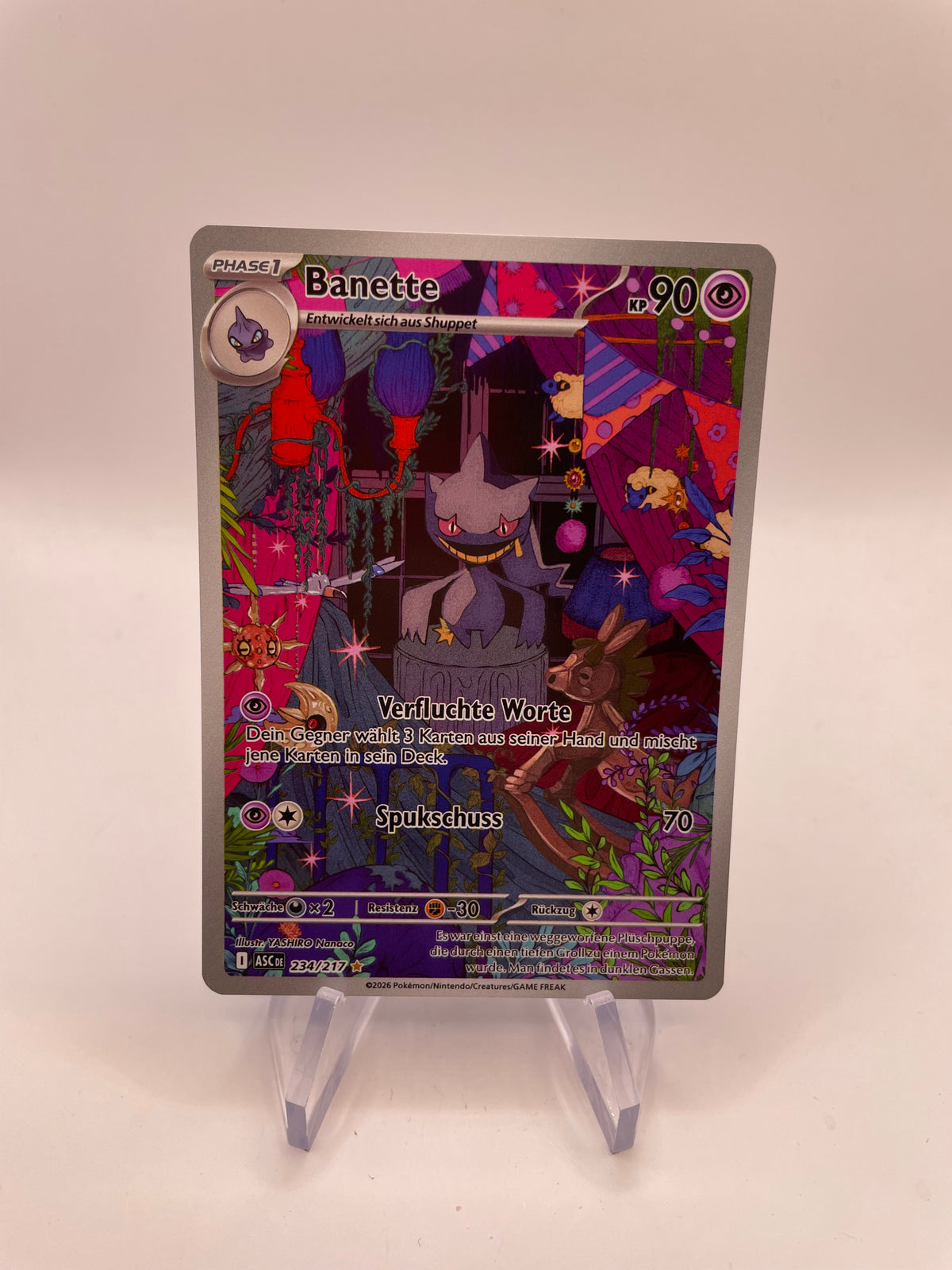 Pokémon Karte Art-Rare Banette 234/217 Deutsch