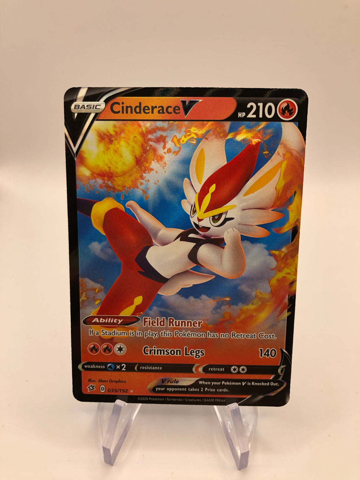 Pokemon Karte V Liberlo 35/192 Englisch