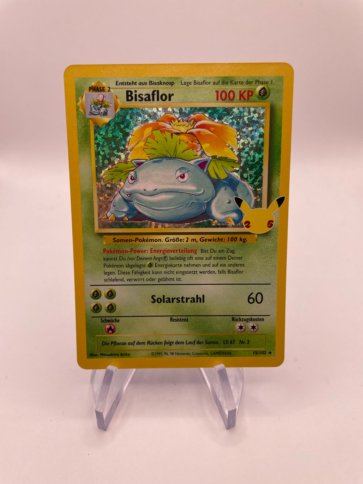 Pokemon Karte Celebration Bisaflor 15/102 Deutsch