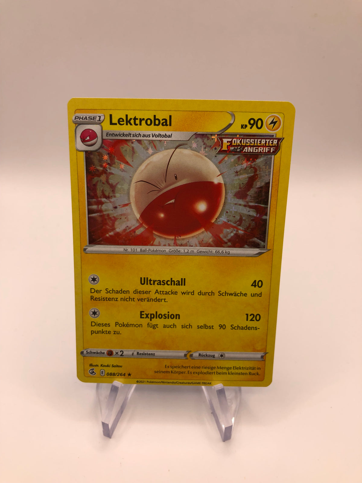 Pokemon Karte Holo Lektroball 88/264 Deutsch