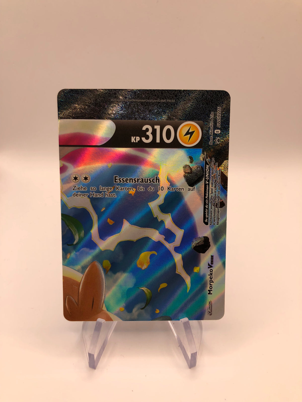 Pokemon Karte Promo V Union Morpeko SWSH216 Deutsch