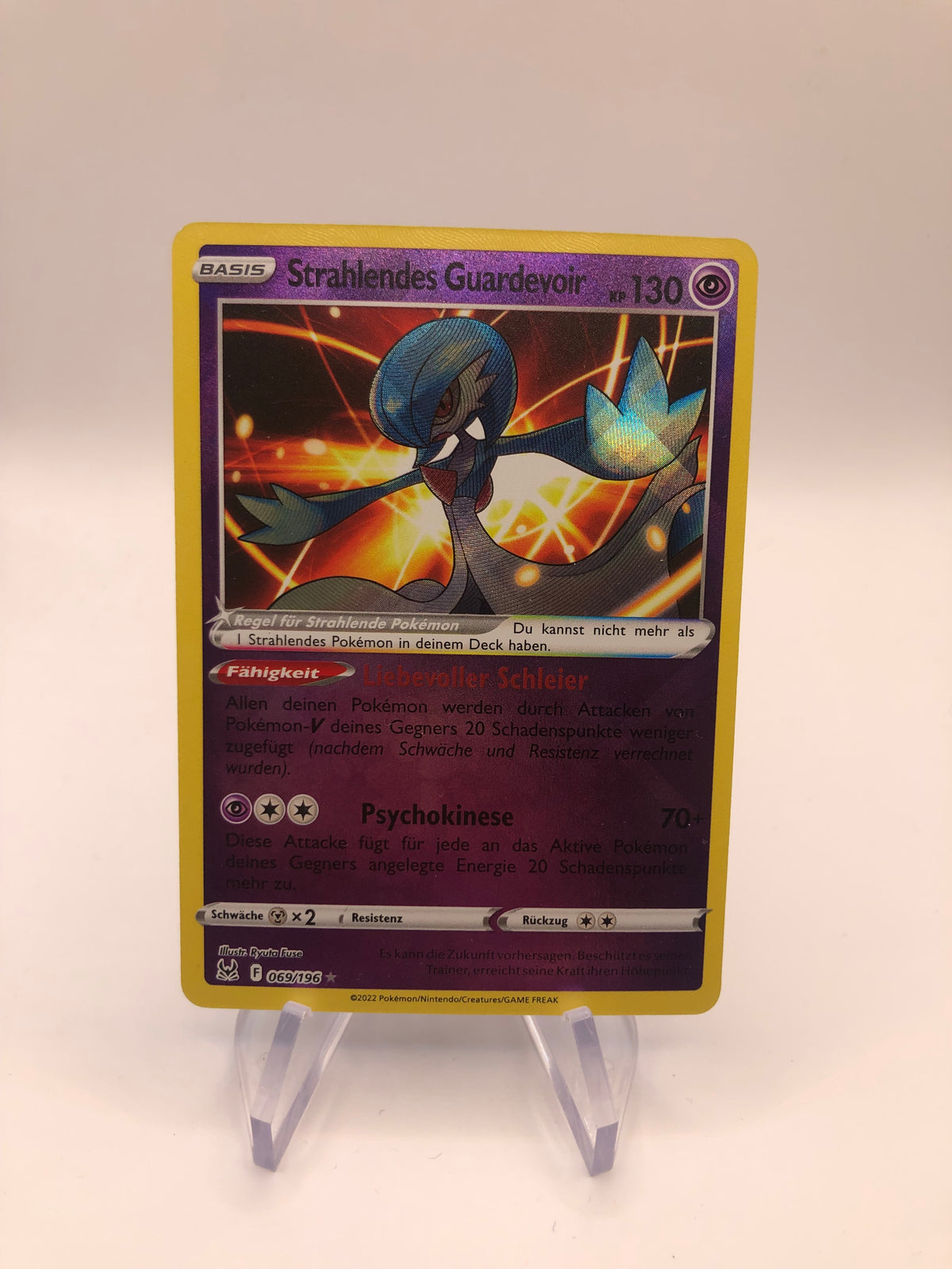 Pokemon Karte Strahlendes Guardevoir 69/196 Deutsch