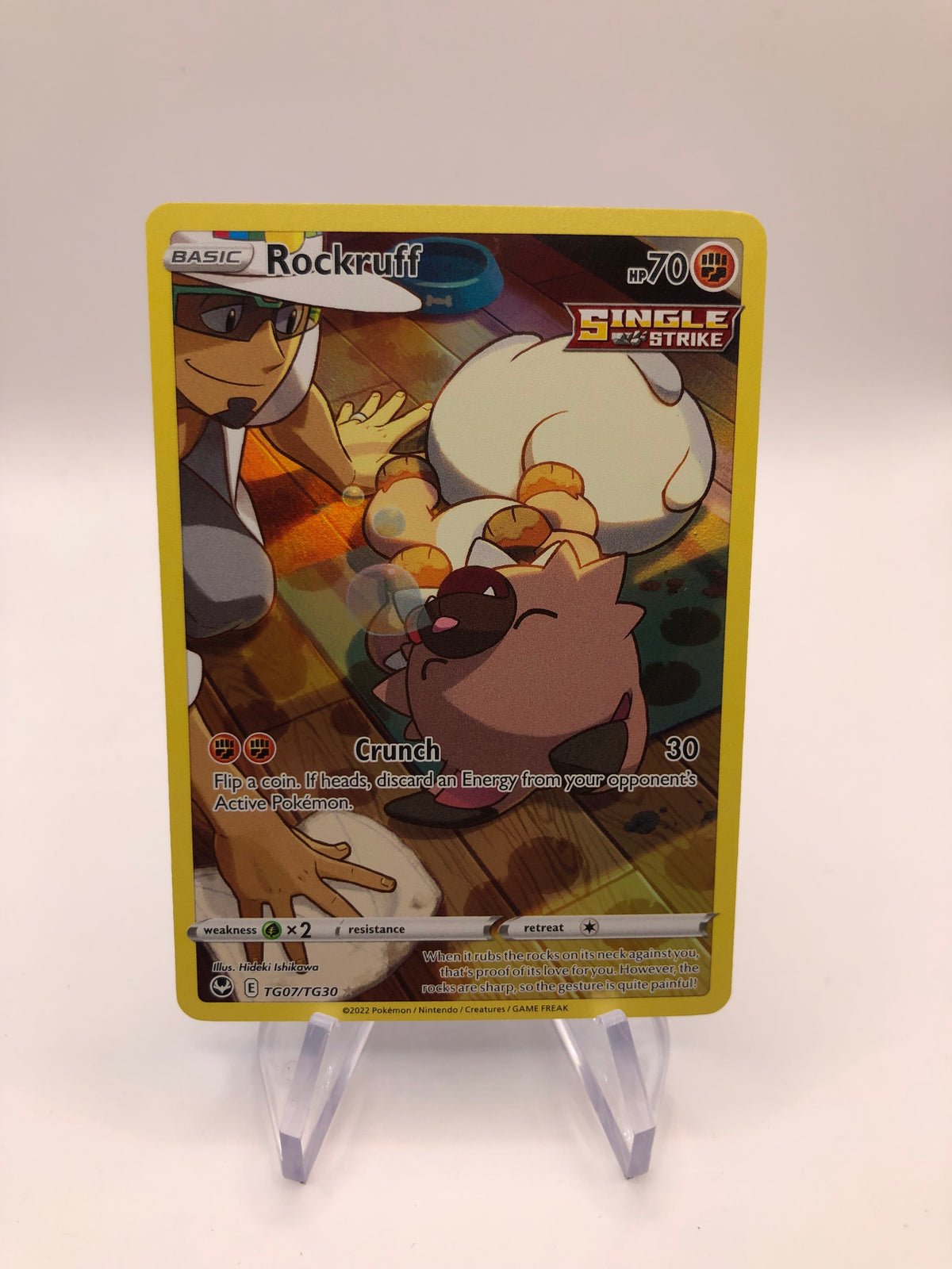 Pokemon Karte Art-Rare Rockruff TG07/TG30 Englisch